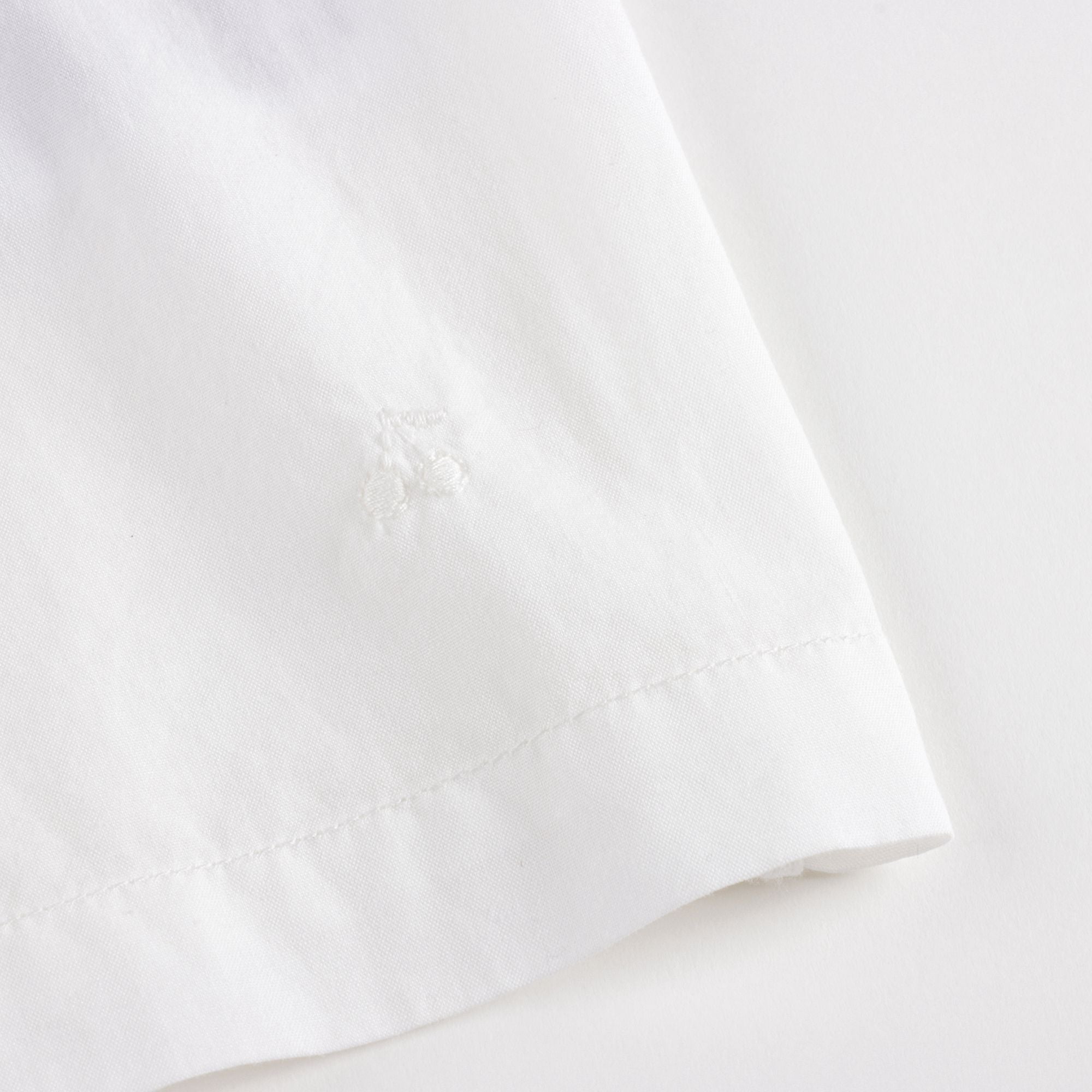 Girls White Cotton T-Shirt
