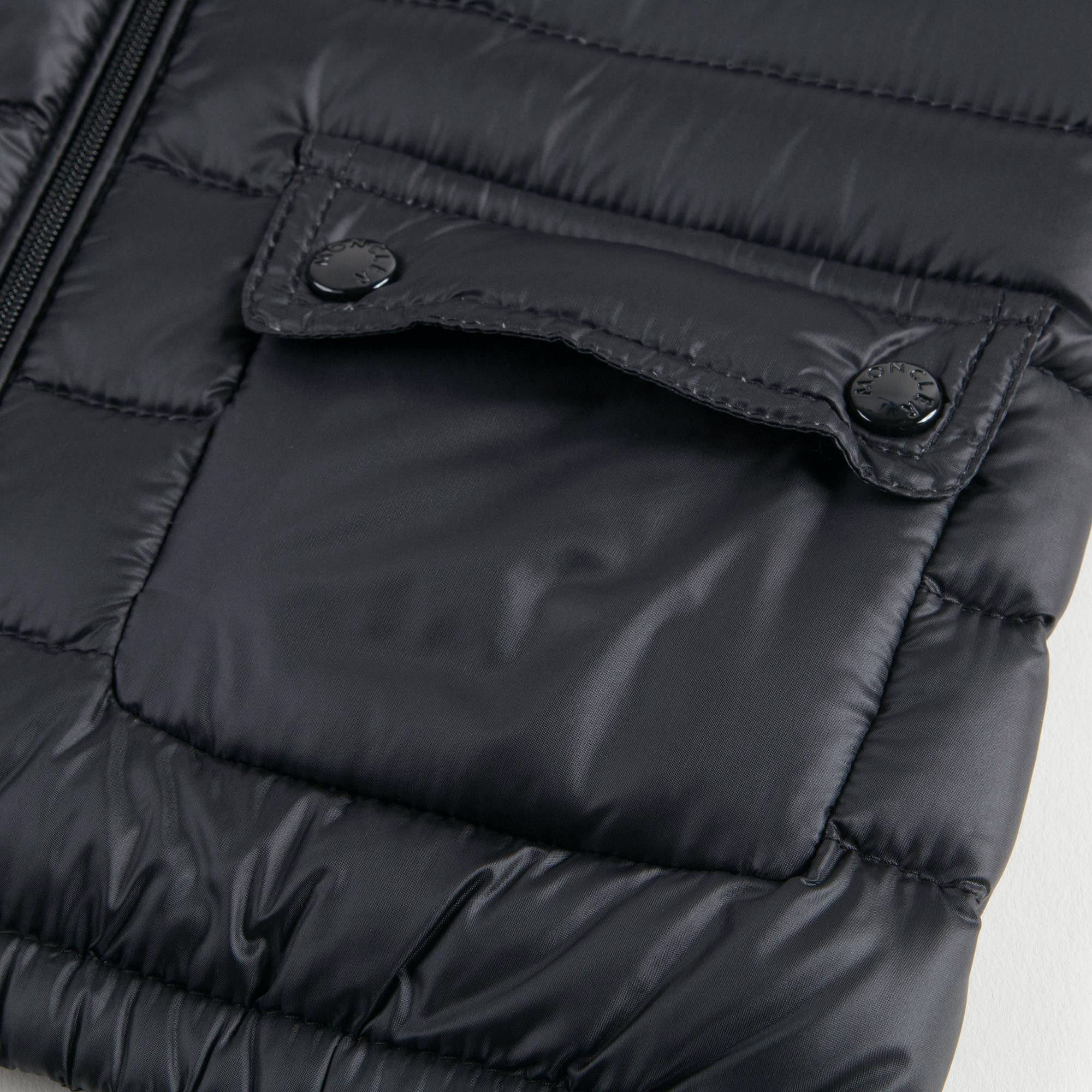Girls Black 'Lans' Down Padded Jacket