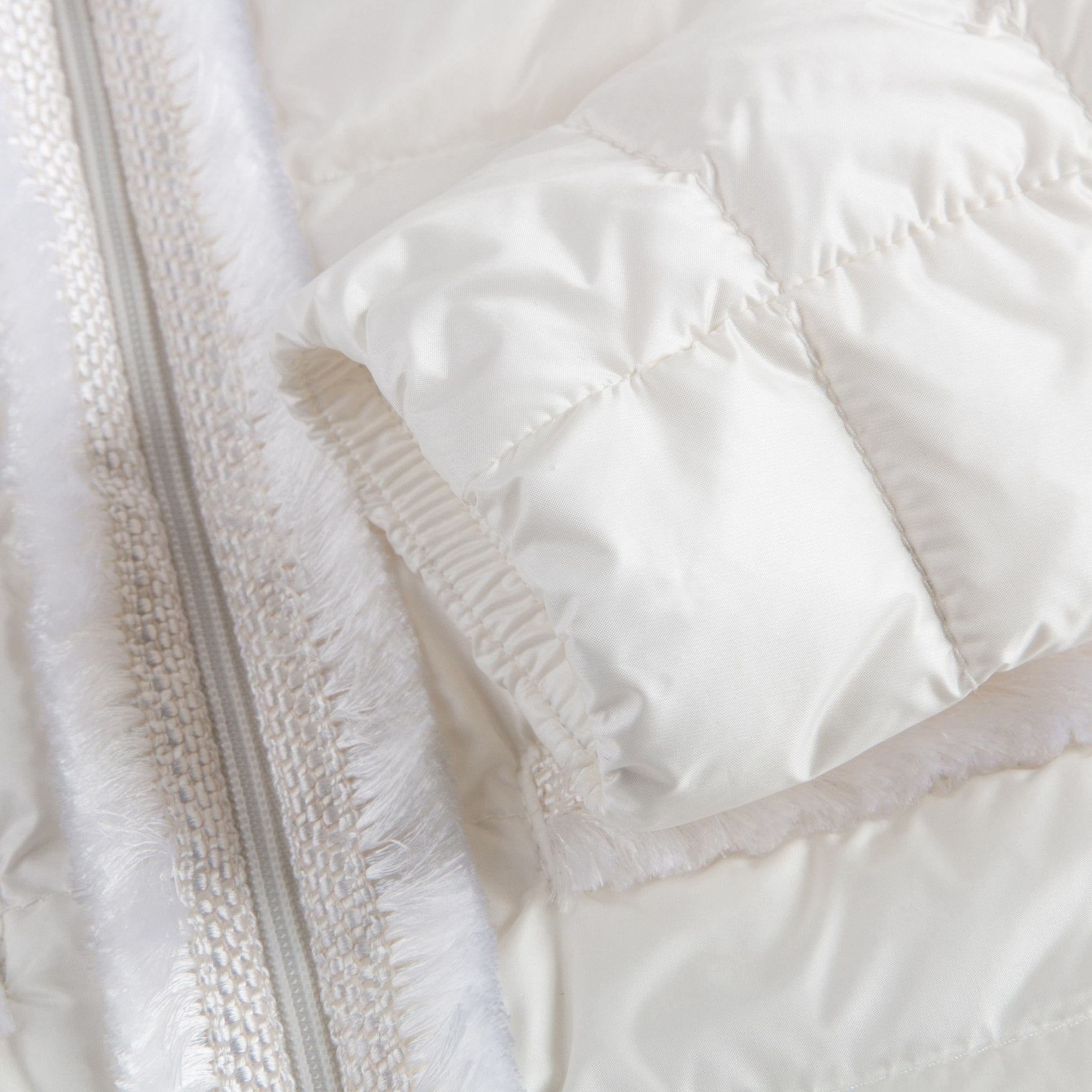 Girls White "Kamaria"Down Padded Jacket