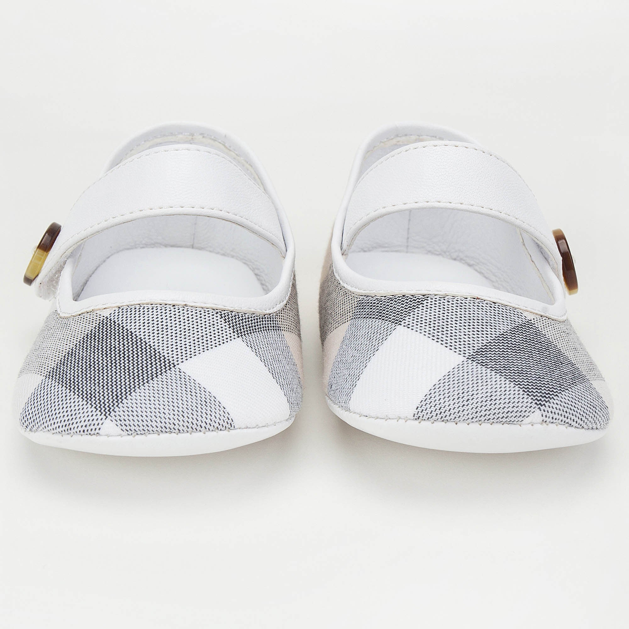 Baby Girls 'Baldwyn' Beige Classic Check Shoes