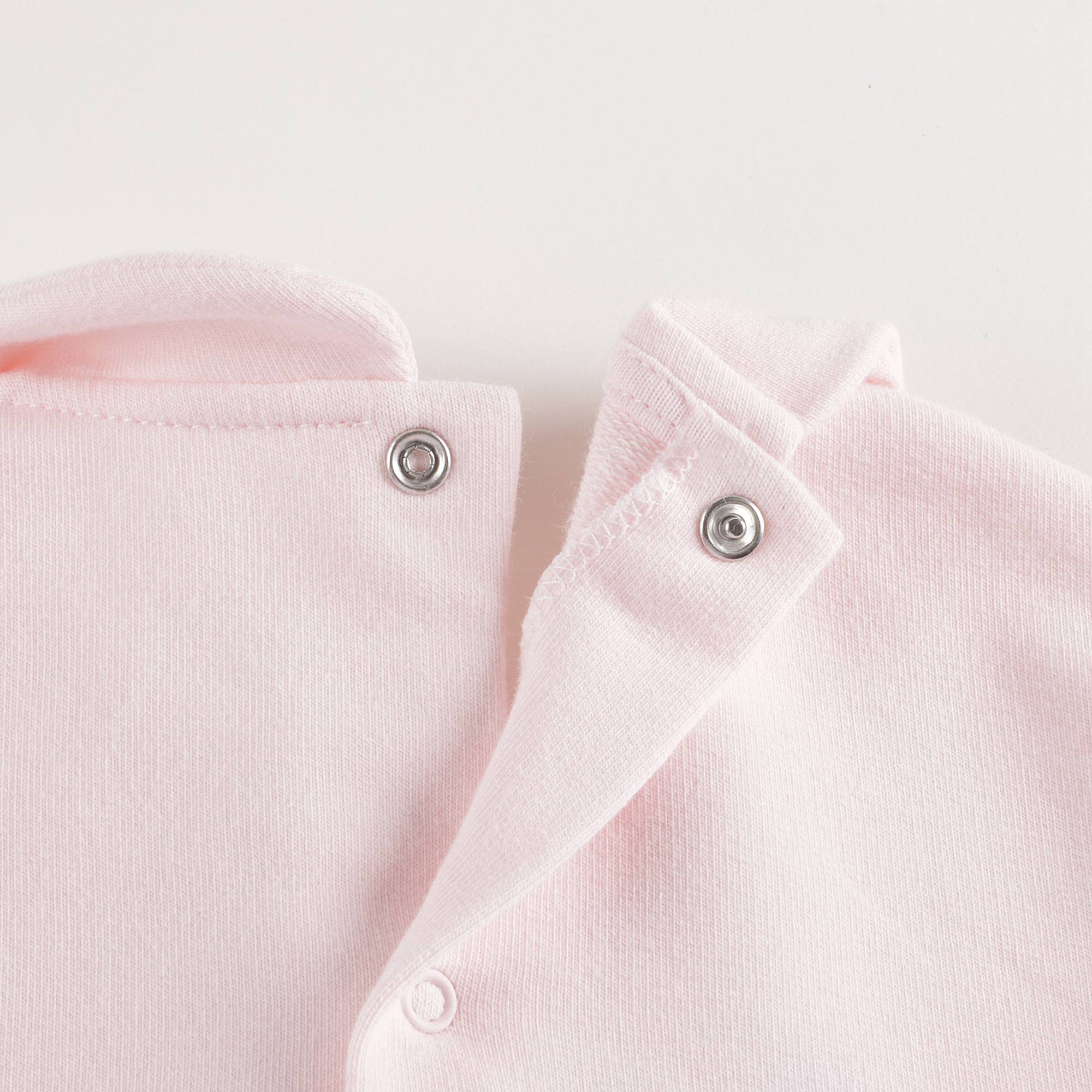 Baby Girls Pink Cotton Babysuit Set