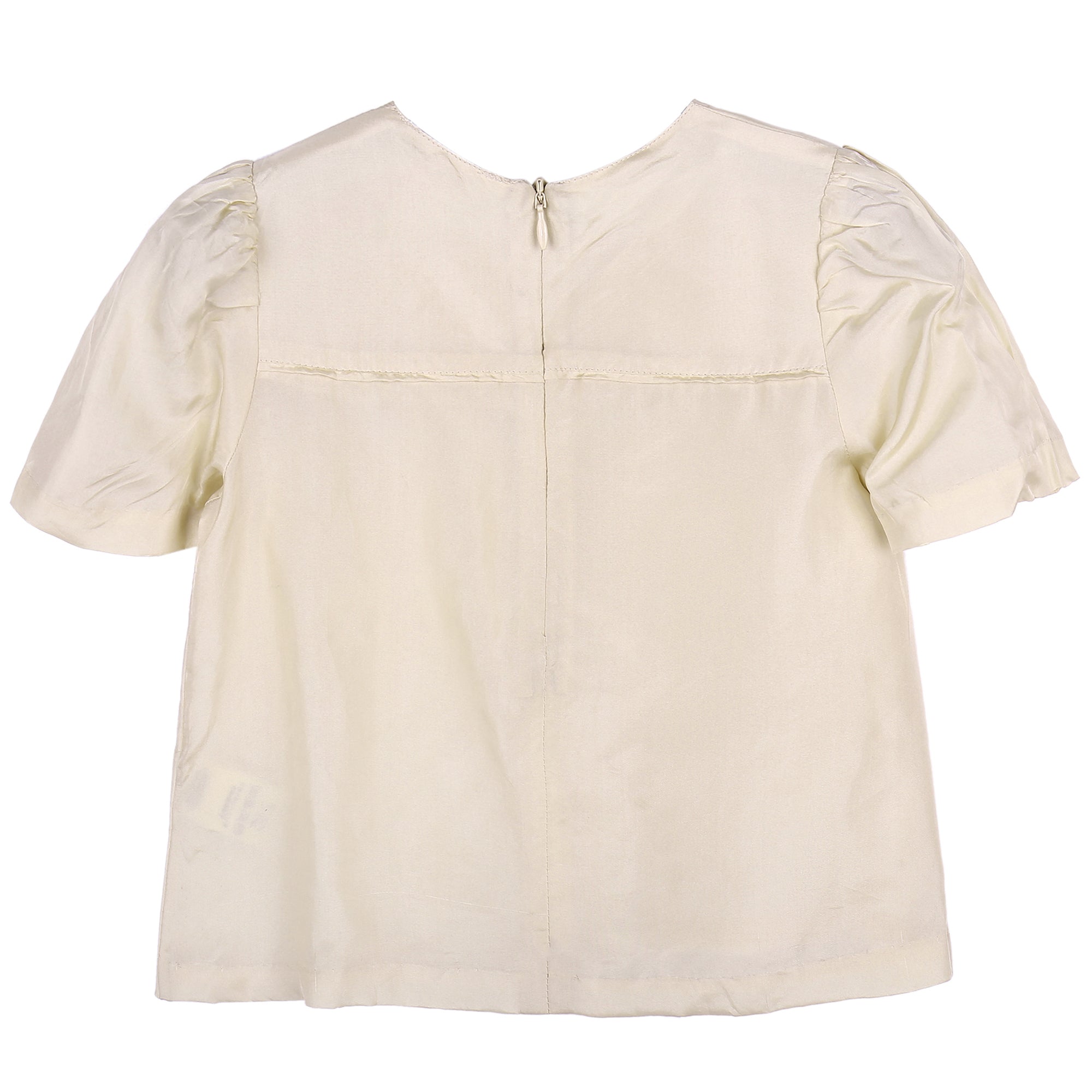 Girls Silk Woven Top
