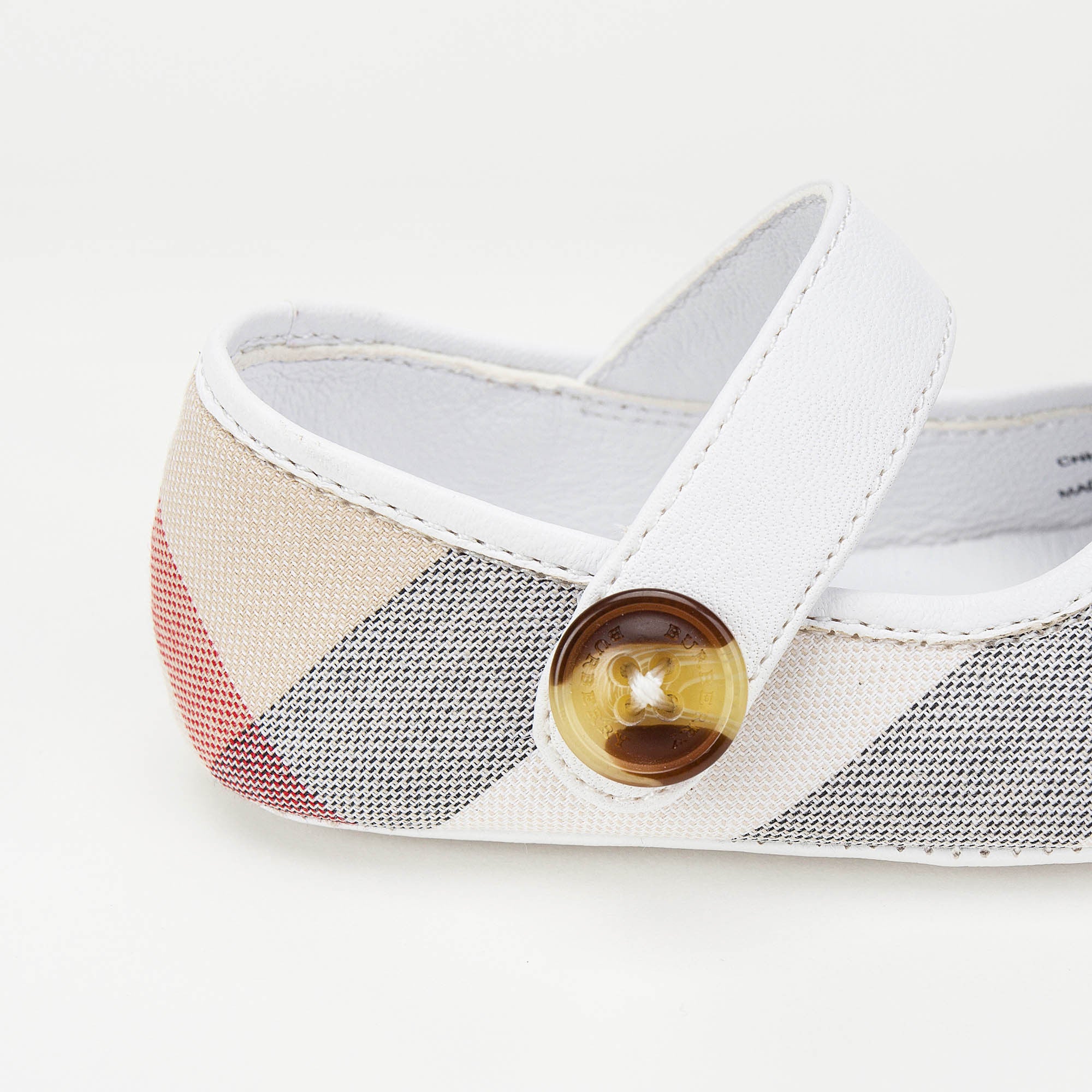 Baby Girls 'Baldwyn' Beige Classic Check Shoes