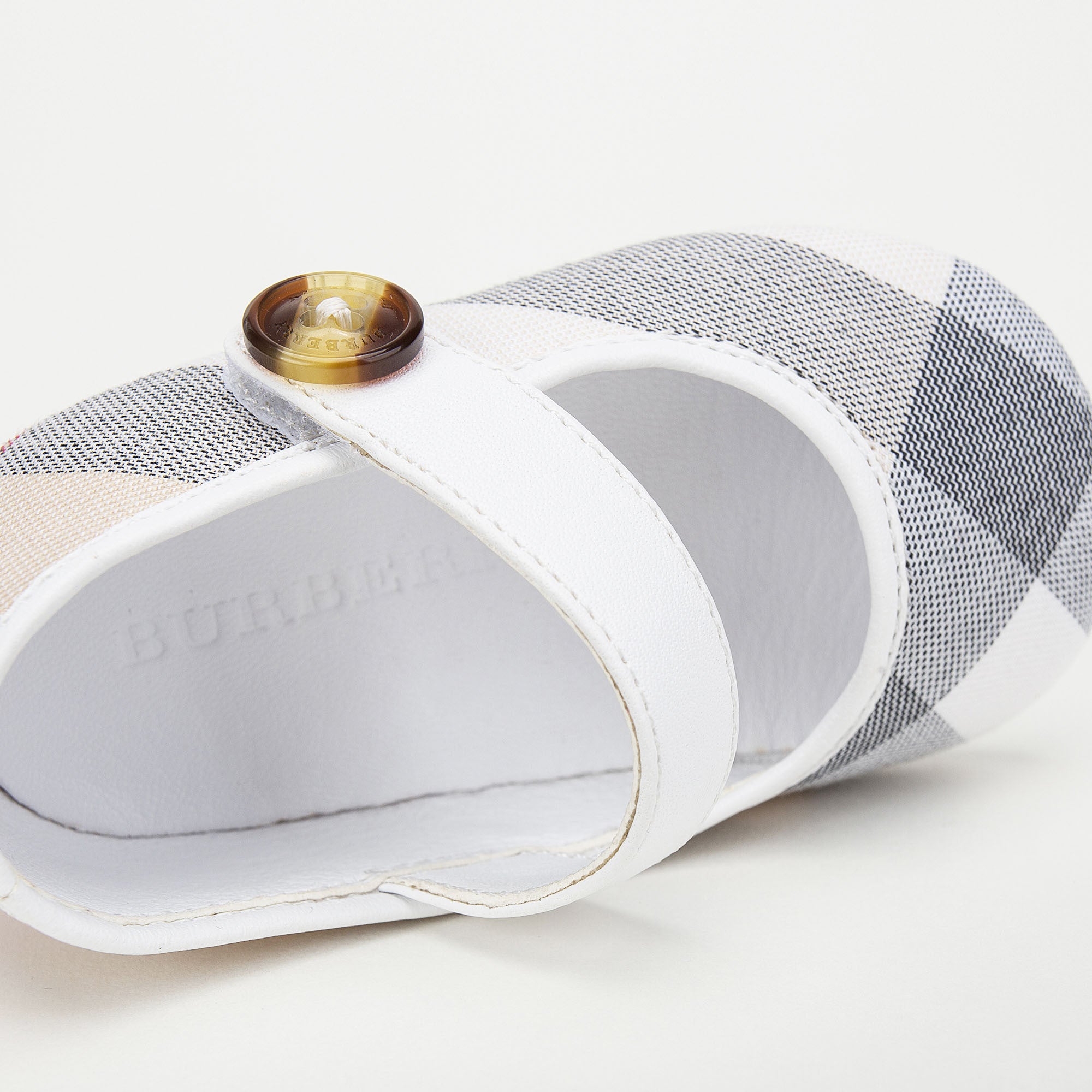Baby Girls 'Baldwyn' Beige Classic Check Shoes