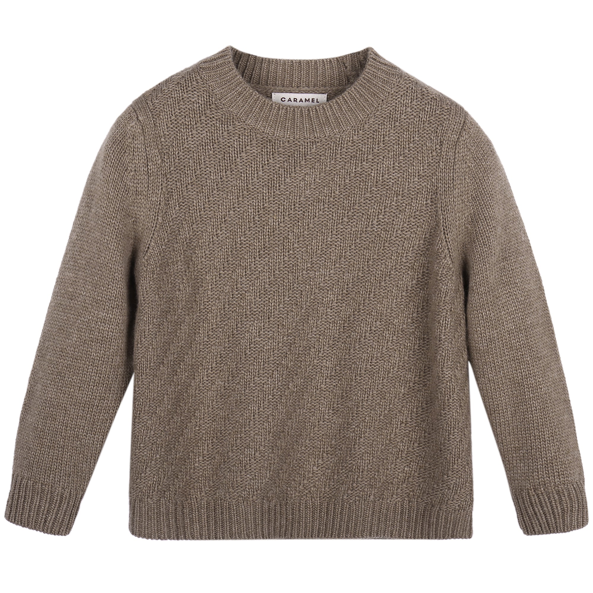 Baby Light Chocolate Knitted Sweater