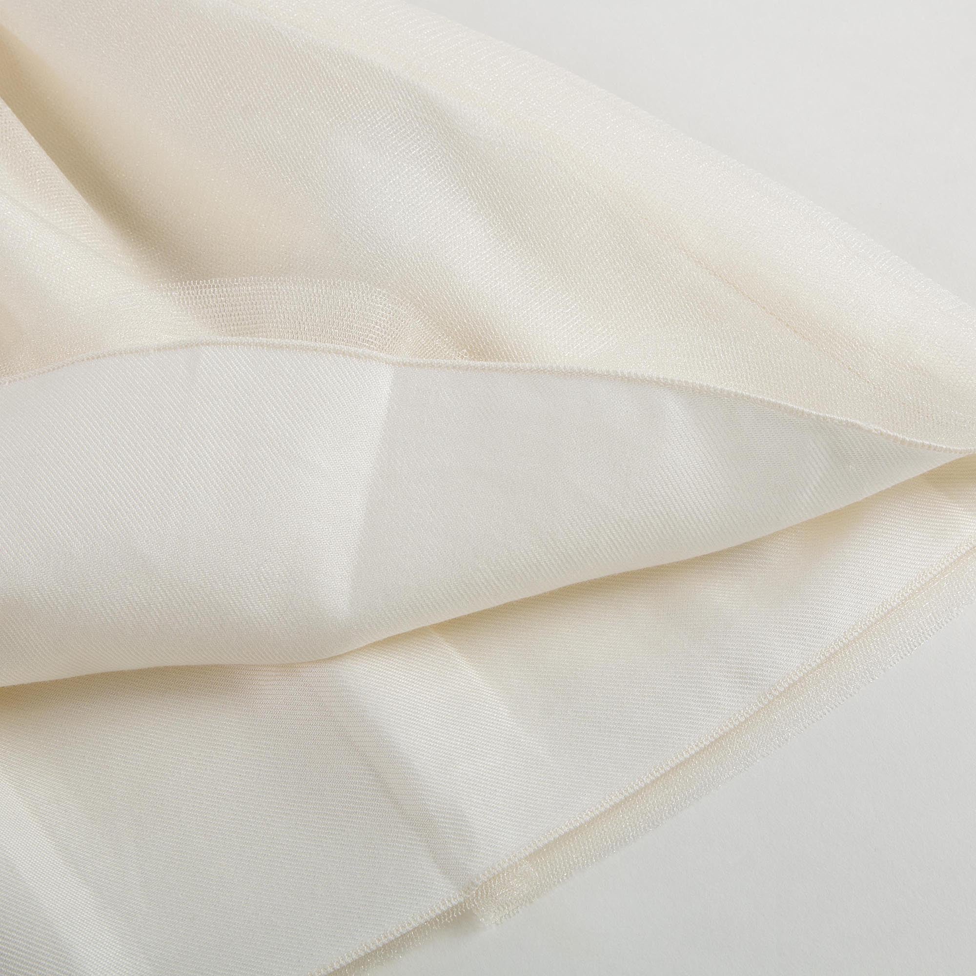 Baby Girls Milk White & Gold Tulle Dress