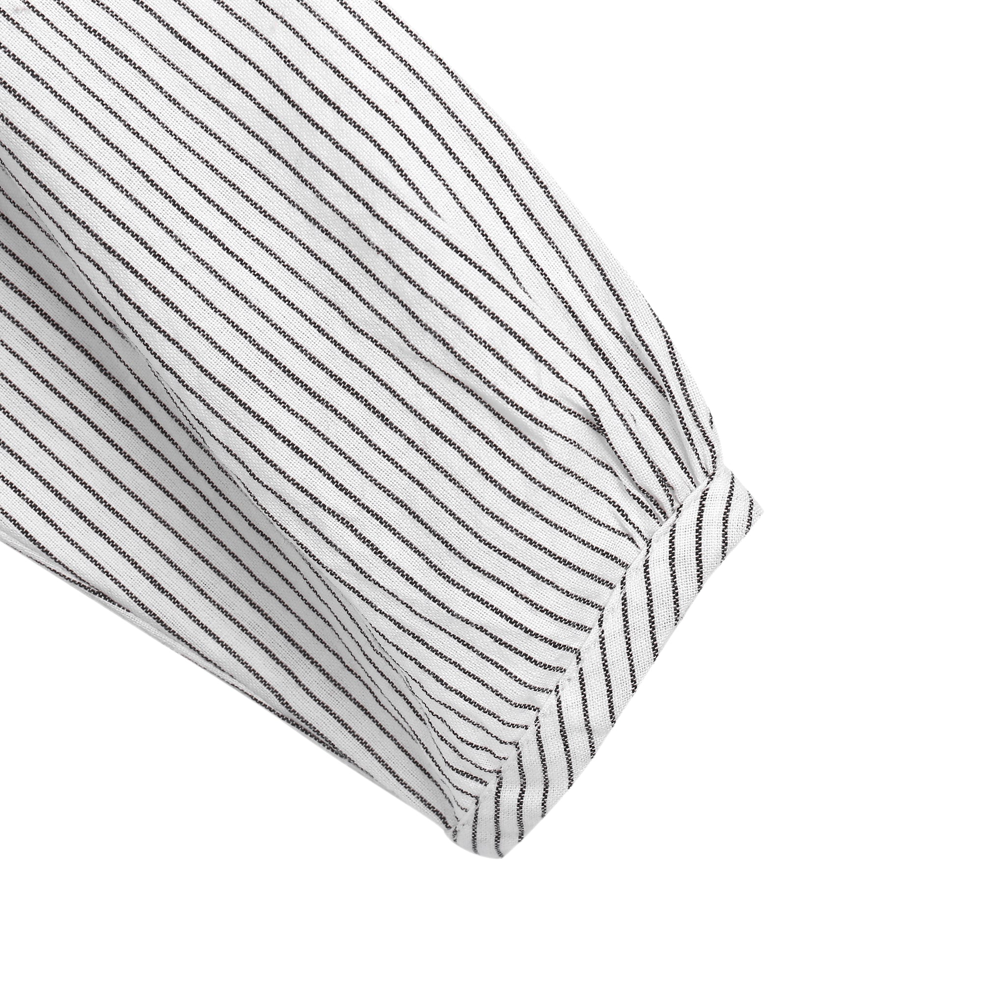 Girls Ecru Striped Shirt