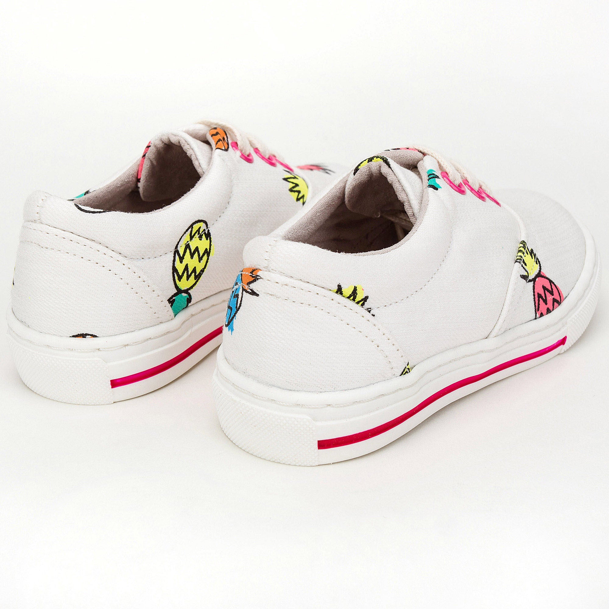 Boys & Girls Pineapple Print Rooster Shoes