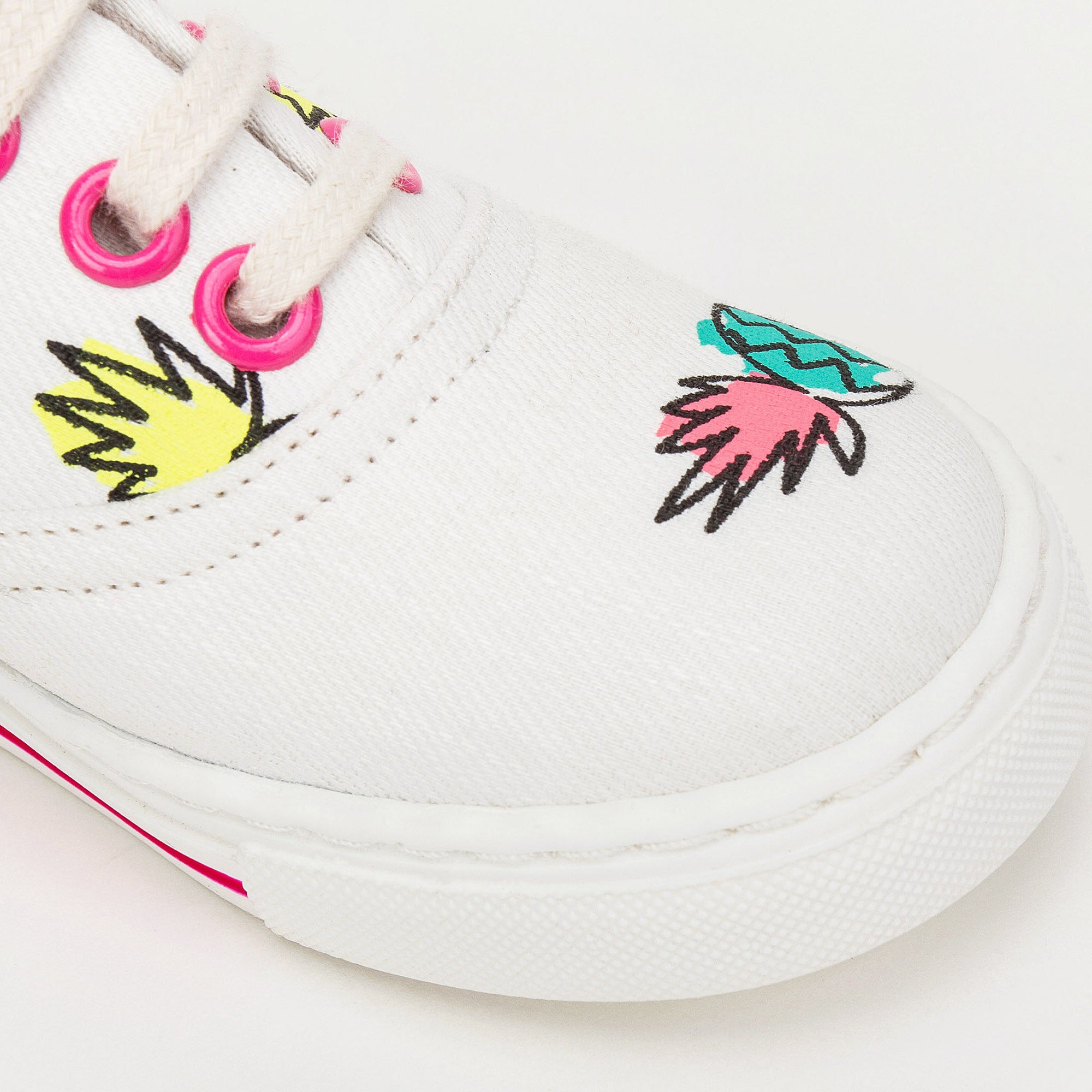 Boys & Girls Pineapple Print Rooster Shoes