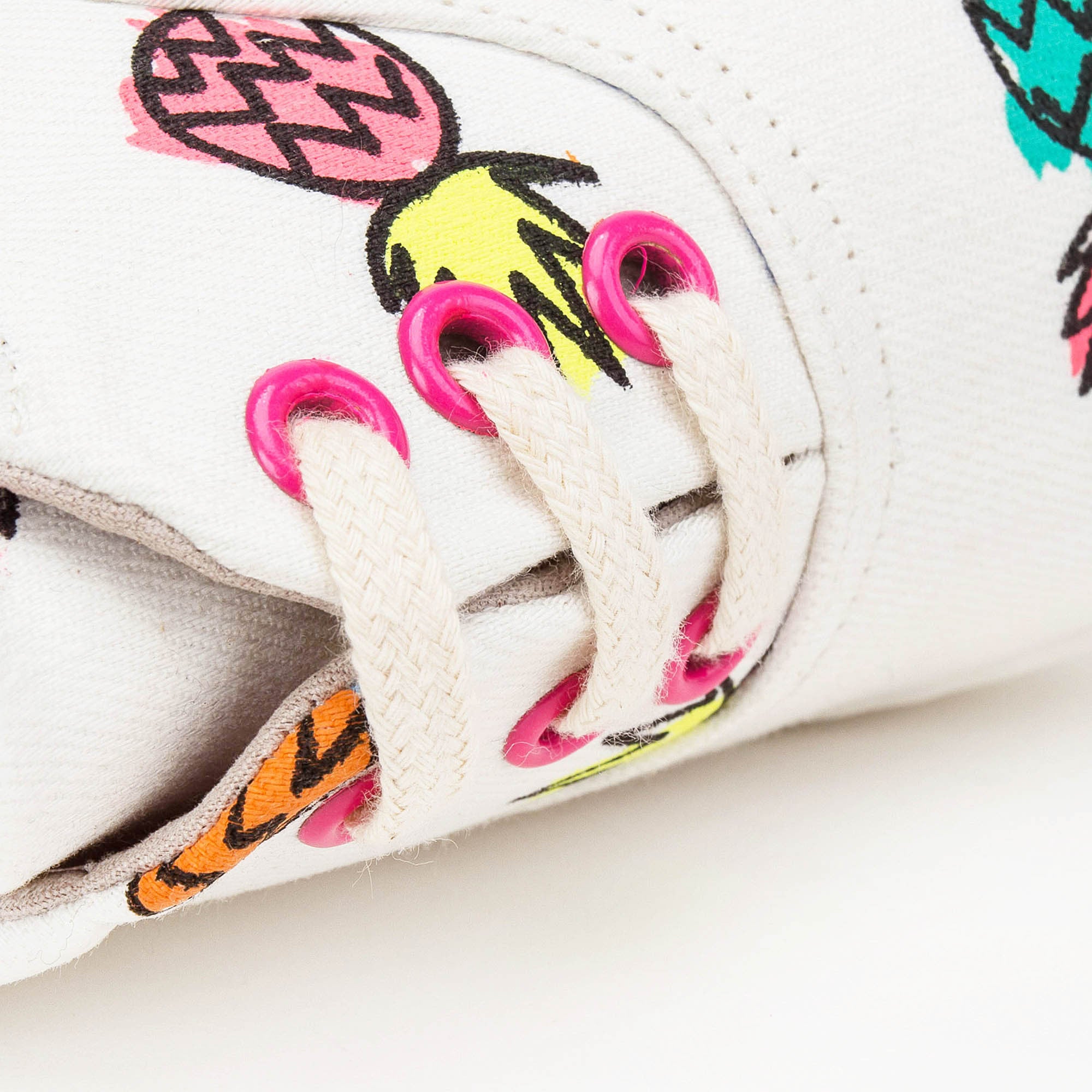 Boys & Girls Pineapple Print Rooster Shoes
