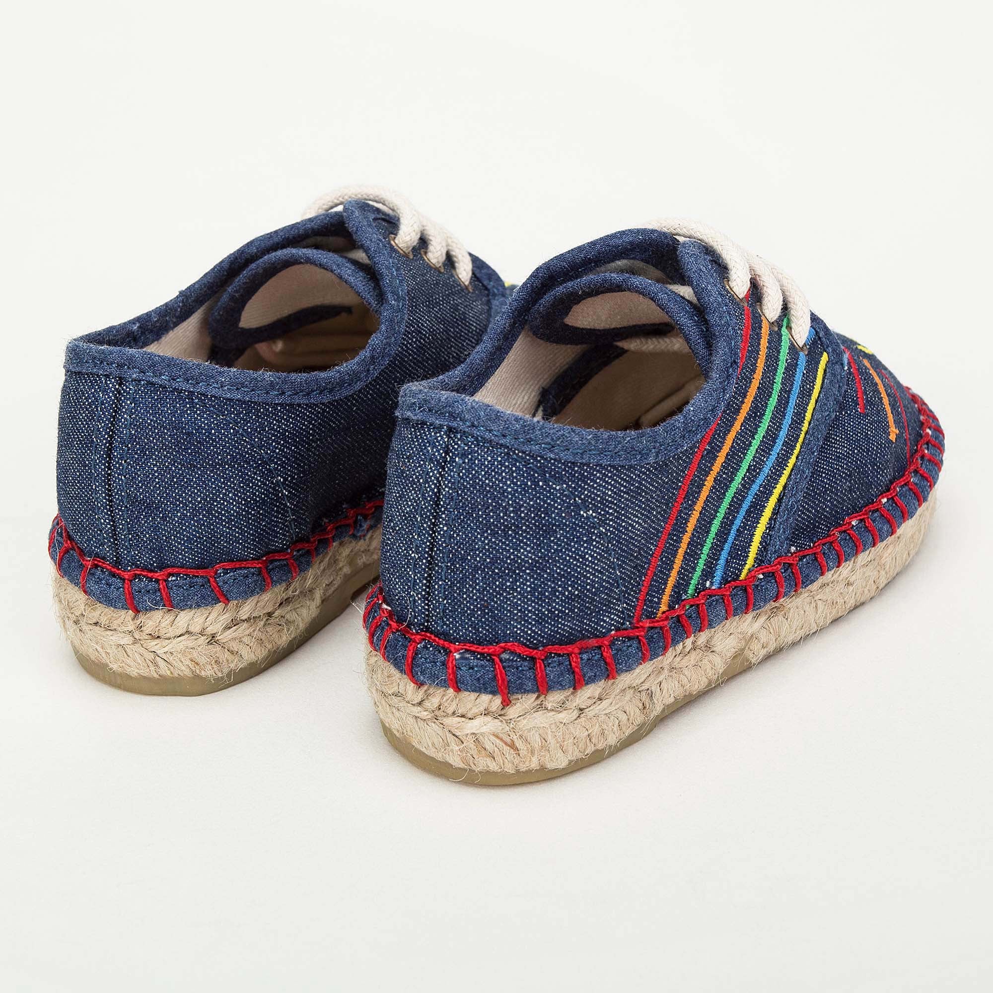 Baby Boys Rainbow Embroidered Rae Espadrilles