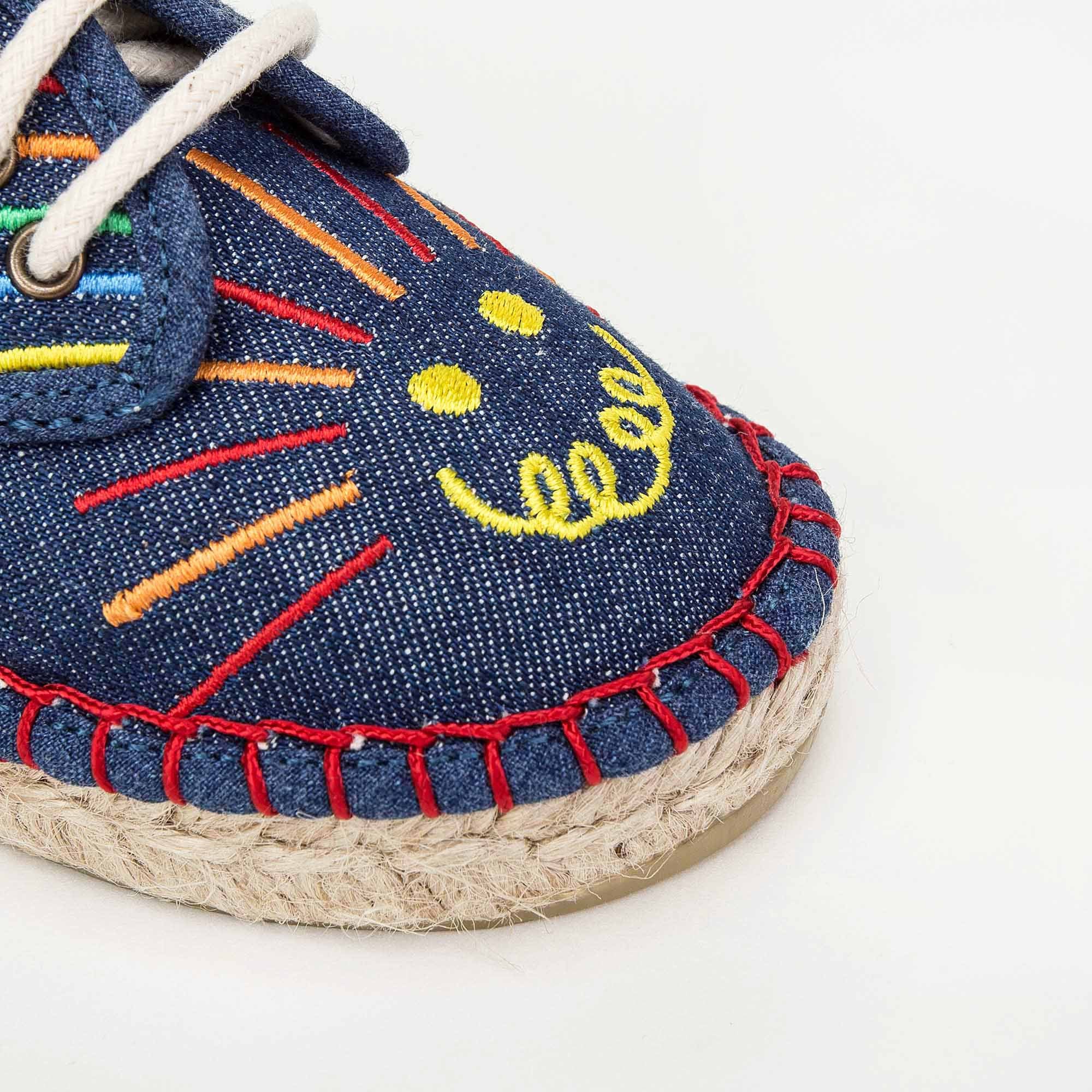 Baby Boys Rainbow Embroidered Rae Espadrilles