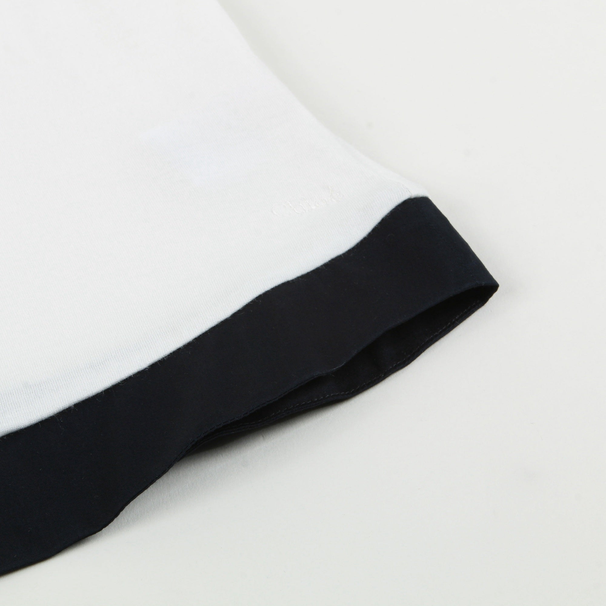 Girls White Cotton T-shirt