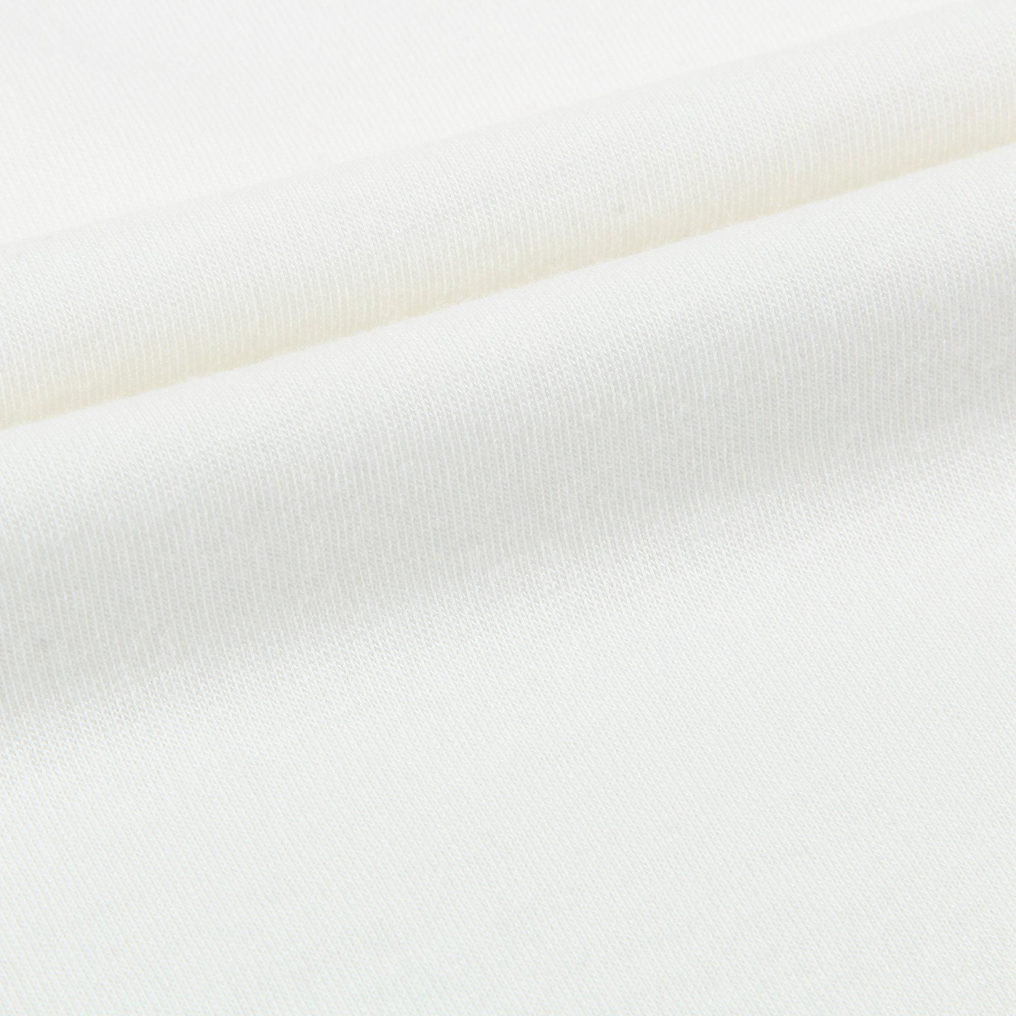 Girls White Cotton T-shirt