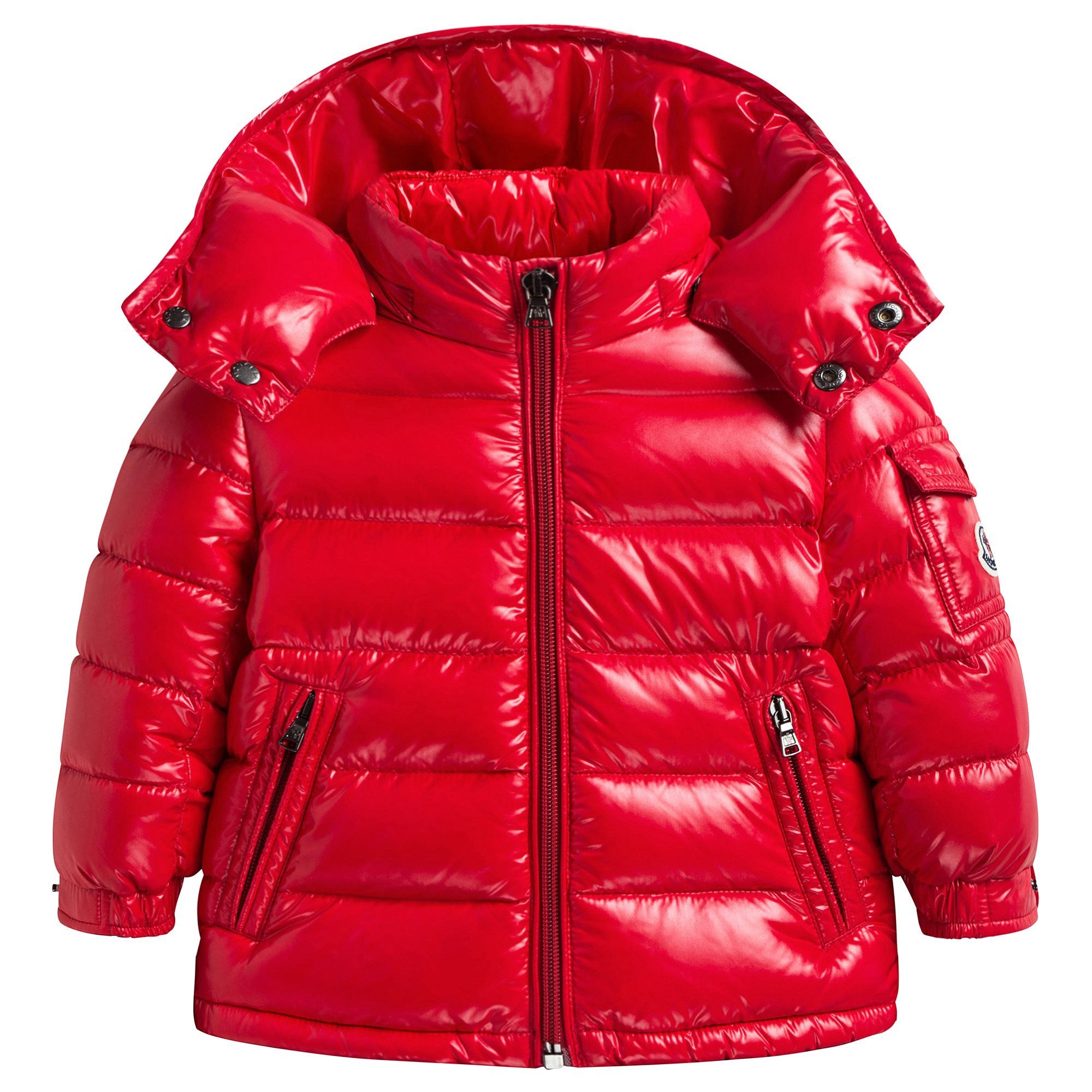 Boys Red "New Maya" Down Padded Jacket