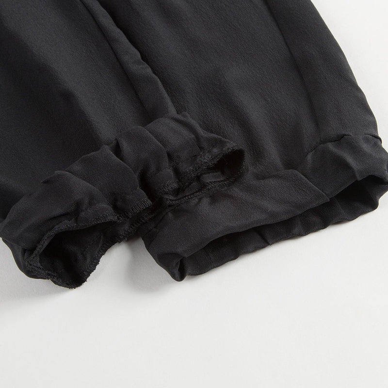 Girls Black Paillette Rompers