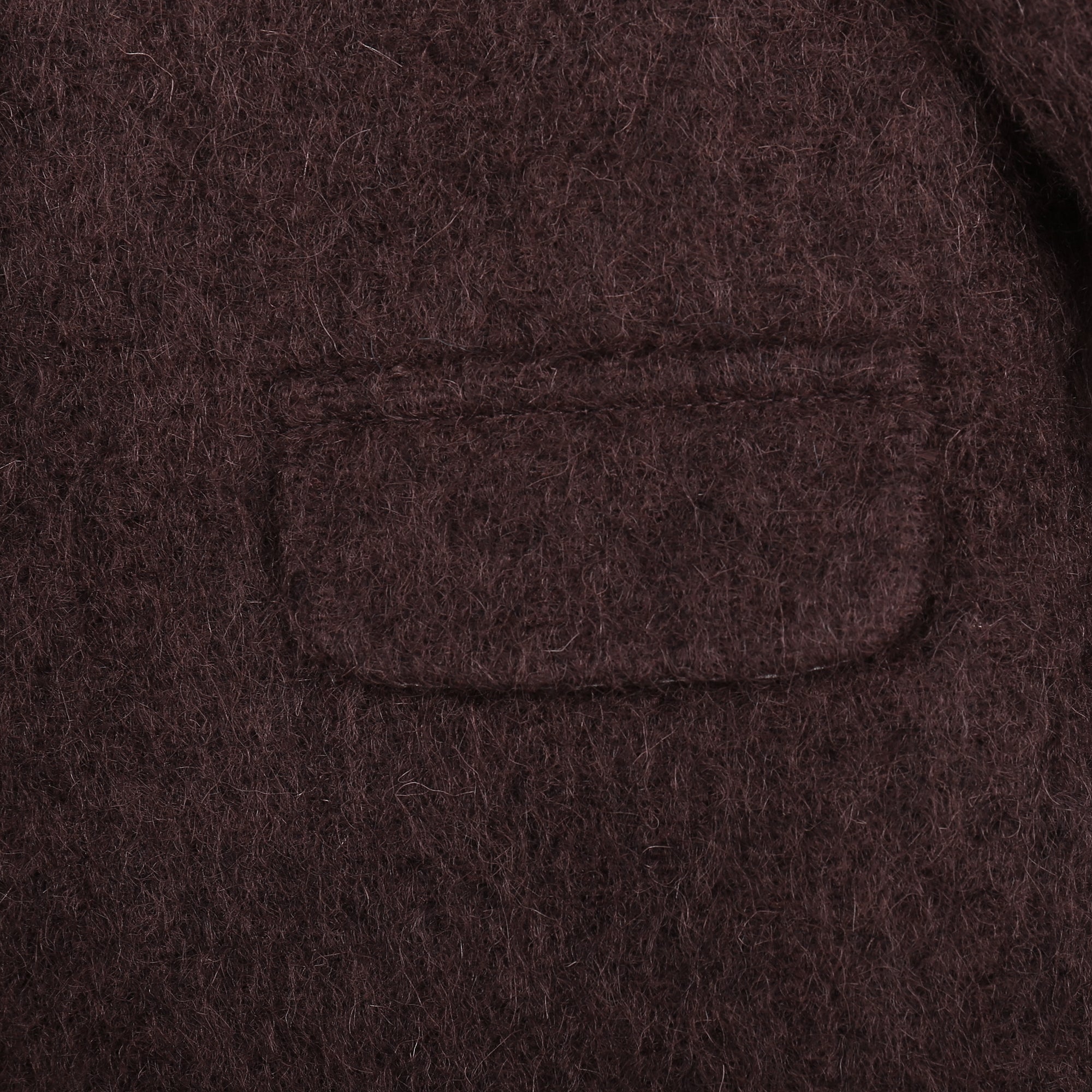 Baby Plum Brown Woven Coat