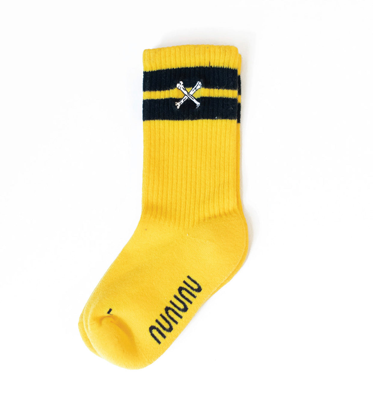 Boys & Girls Yellow Logo Socks