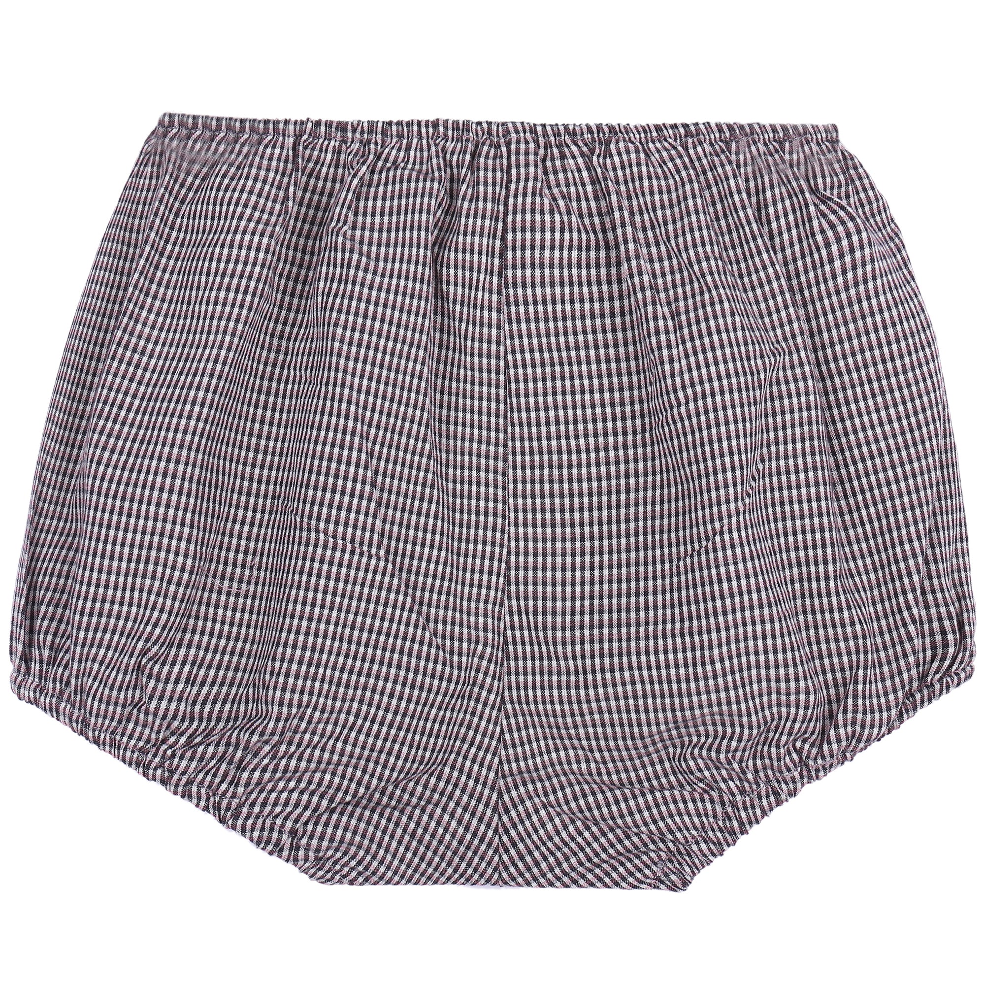 Baby Grey Checked Woven Bloomer