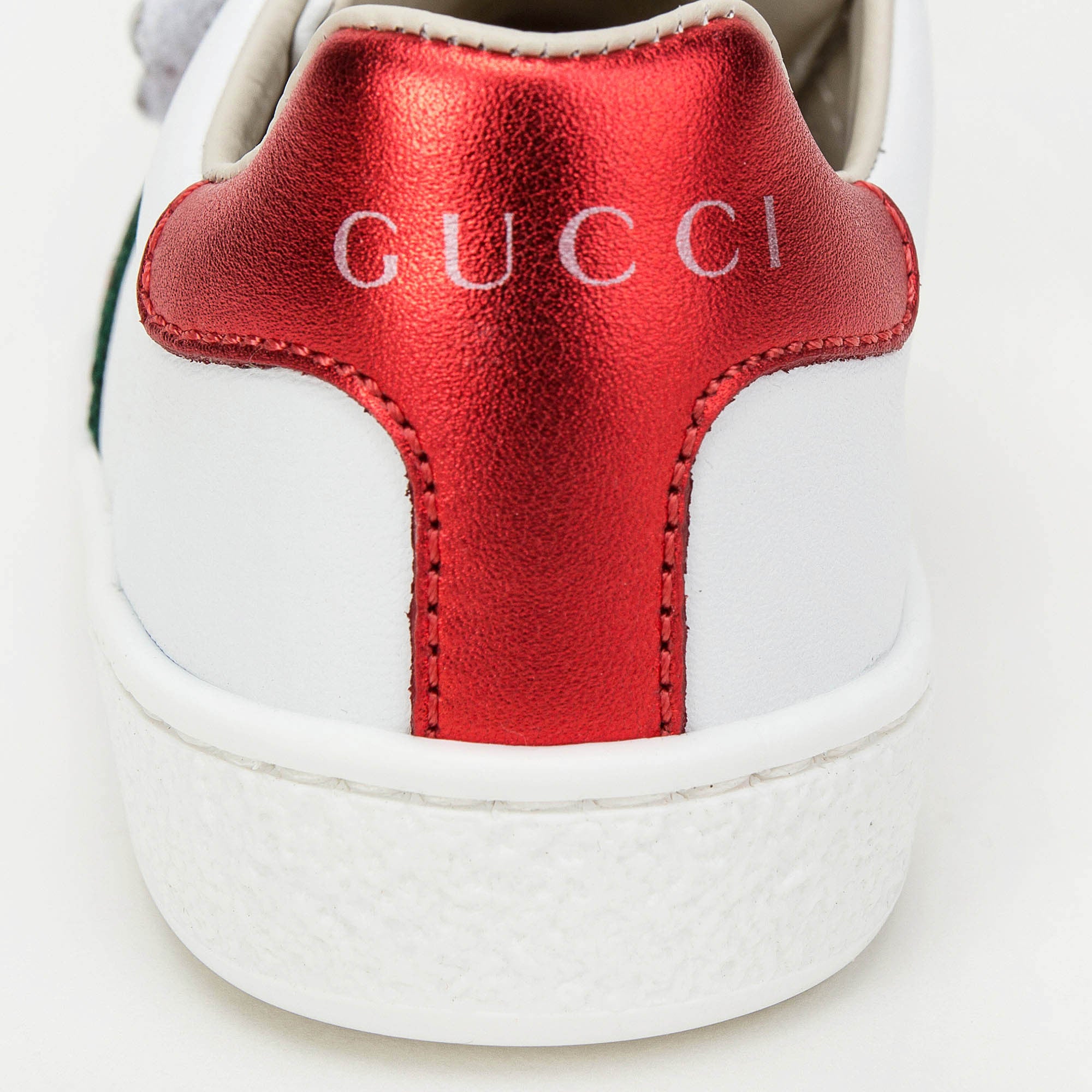 Baby White Velcro Leather Board Shoes