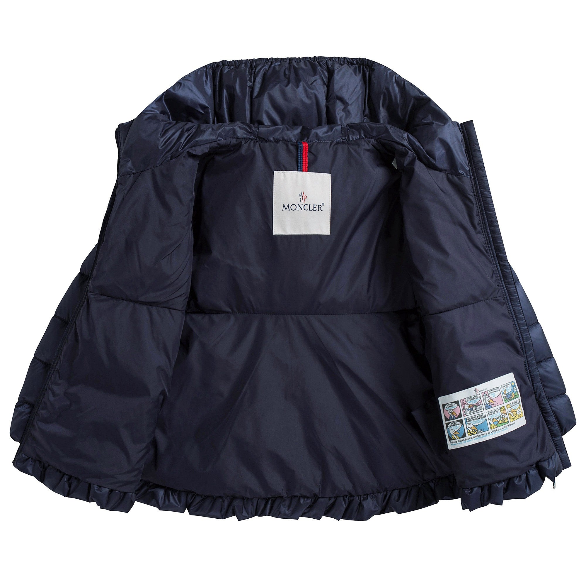 Baby Girls Navy Blue "Odile" Down Padded Coat
