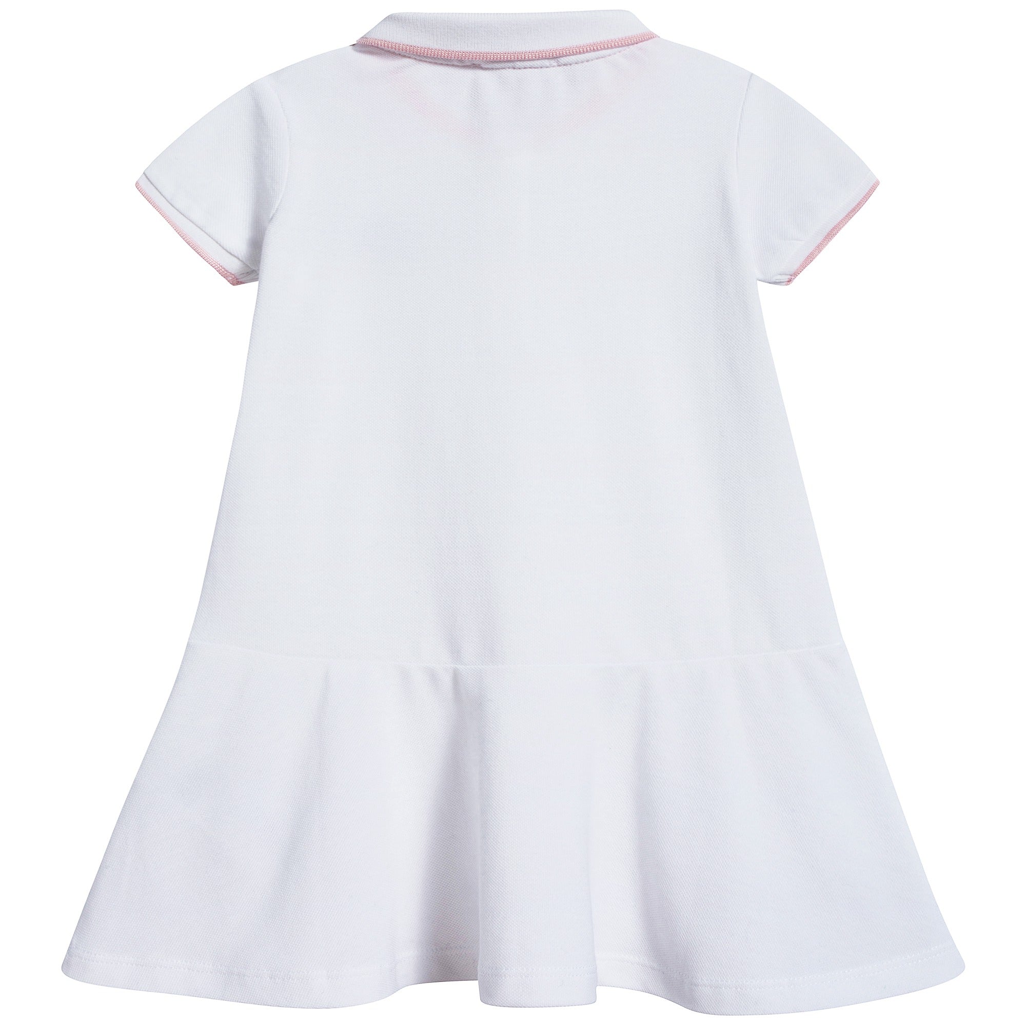 Baby Girls Optical White Cotton Dress