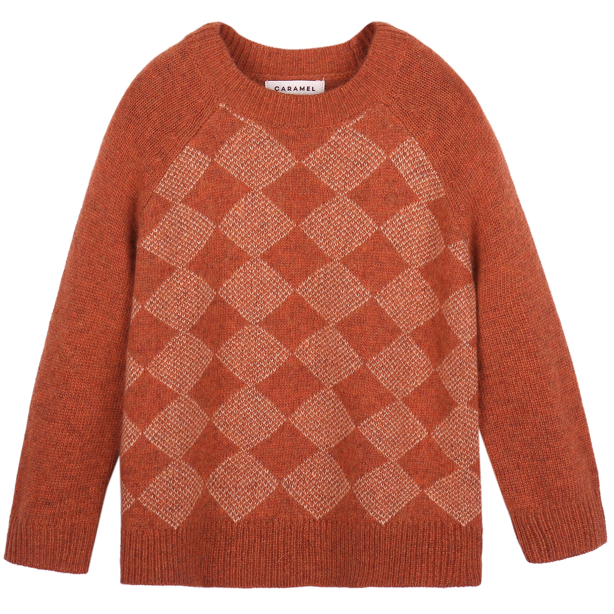 Boys Girls Red Canyon Knitted Sweater