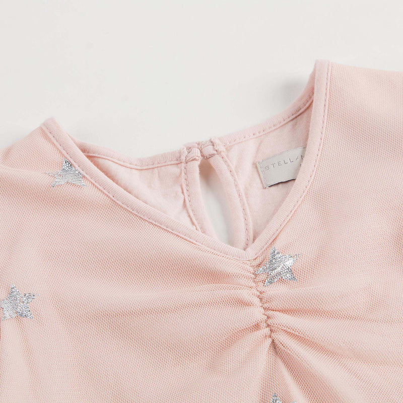 Baby Girls Dark Pink Peony Twinkle Printed 'Miss' Dress