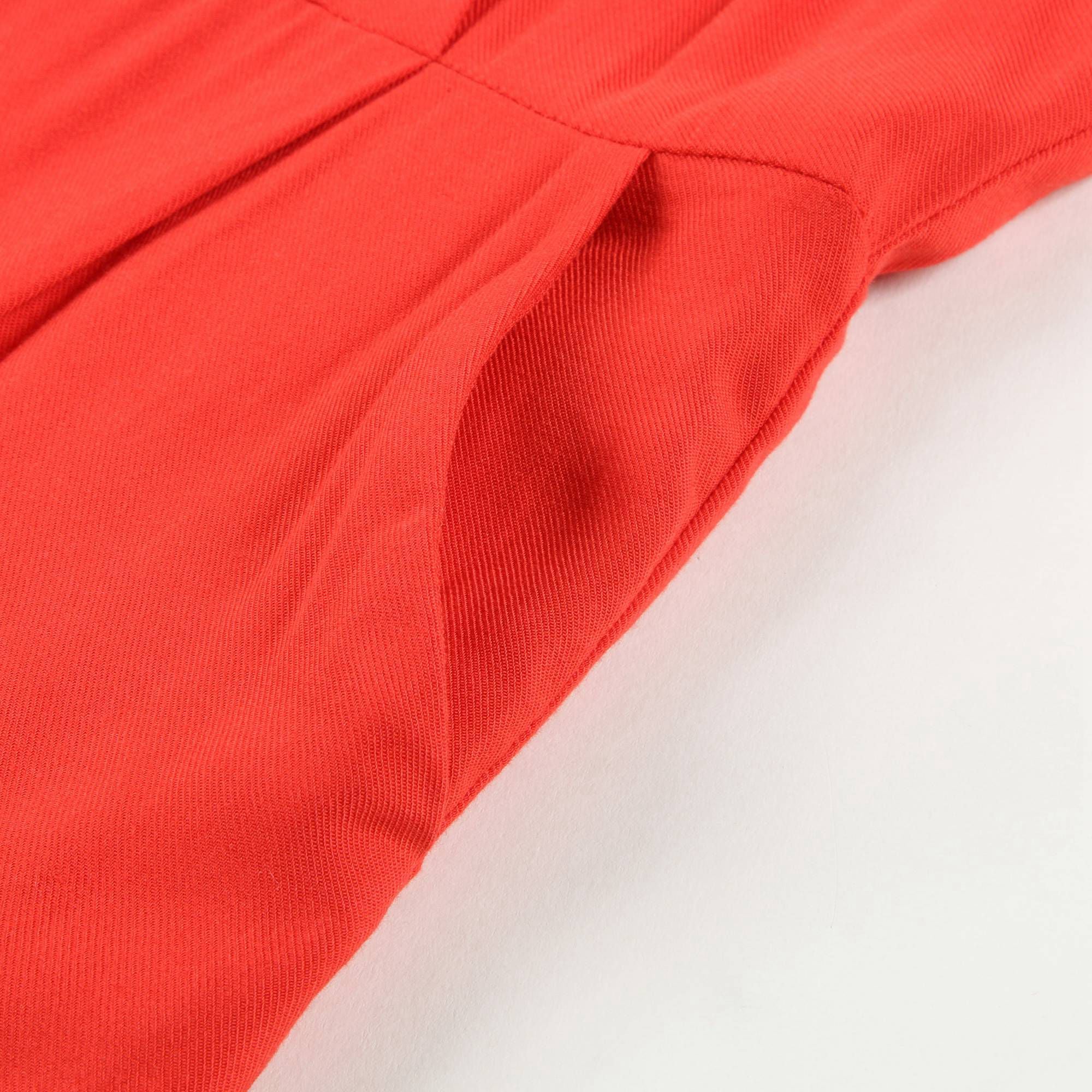 Girls Red Viscose Dress