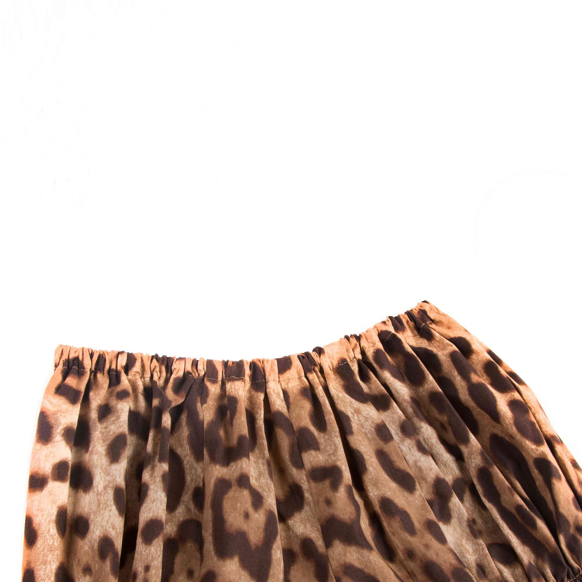 Girls Leopard Print Zambia Top & Shorts Set