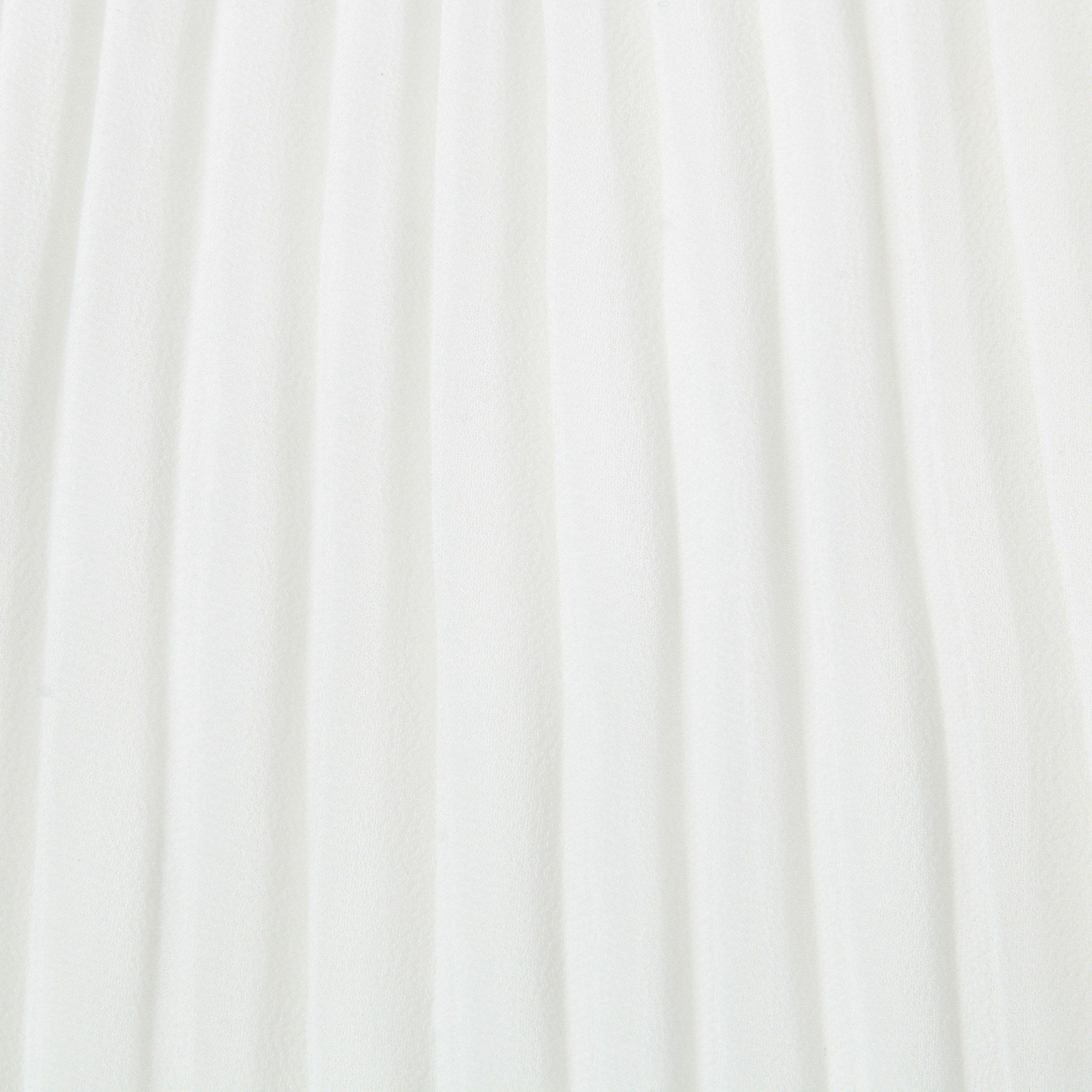 Girls White & Black Polyester Dress