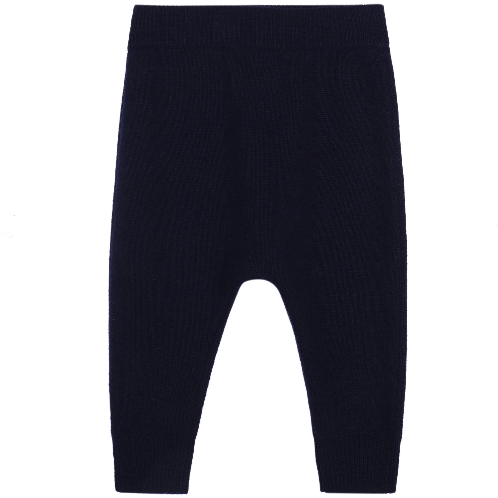 Boys Girls Dark Blue Knitted  Trousers