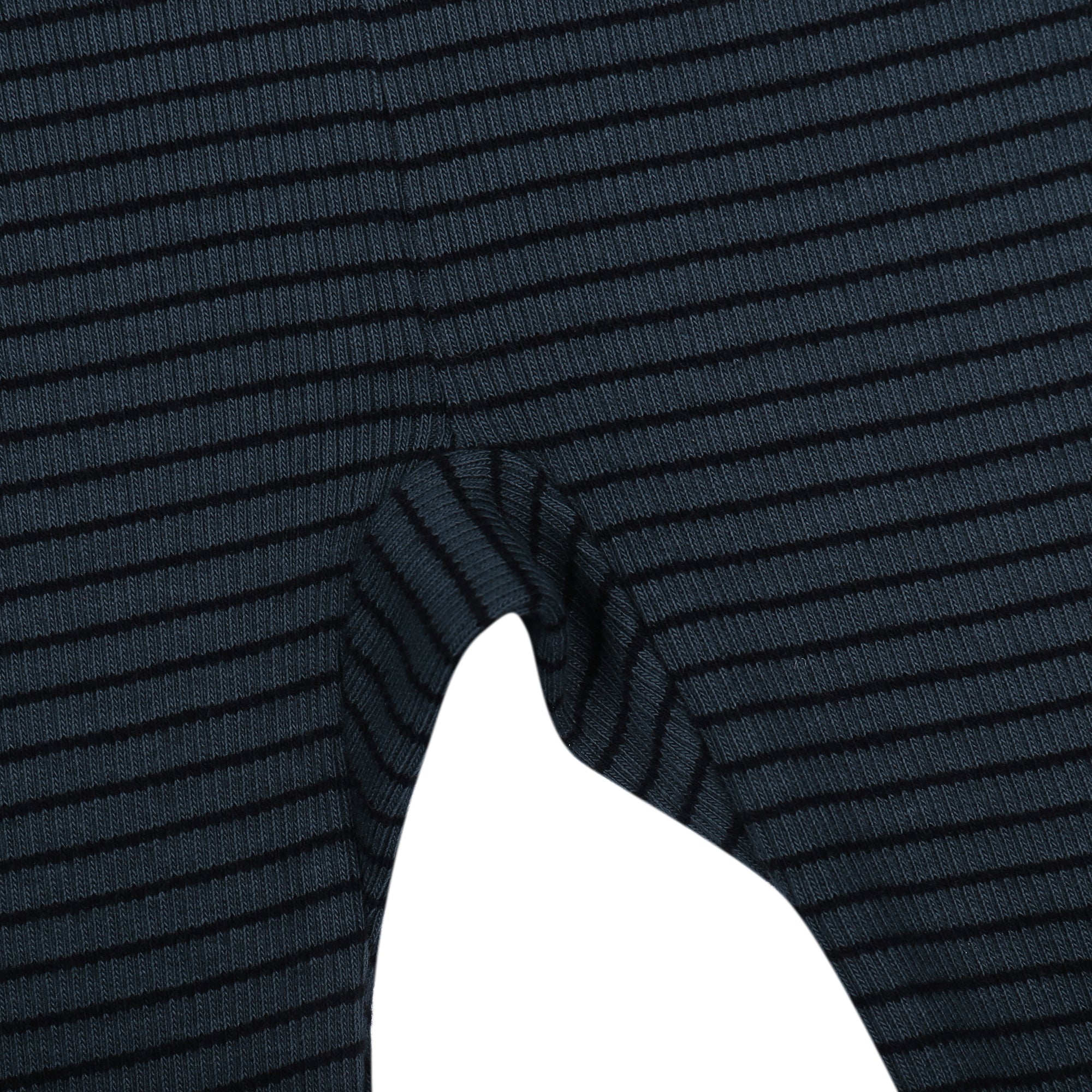 Baby Dark Blue Striped Cotton Leggings