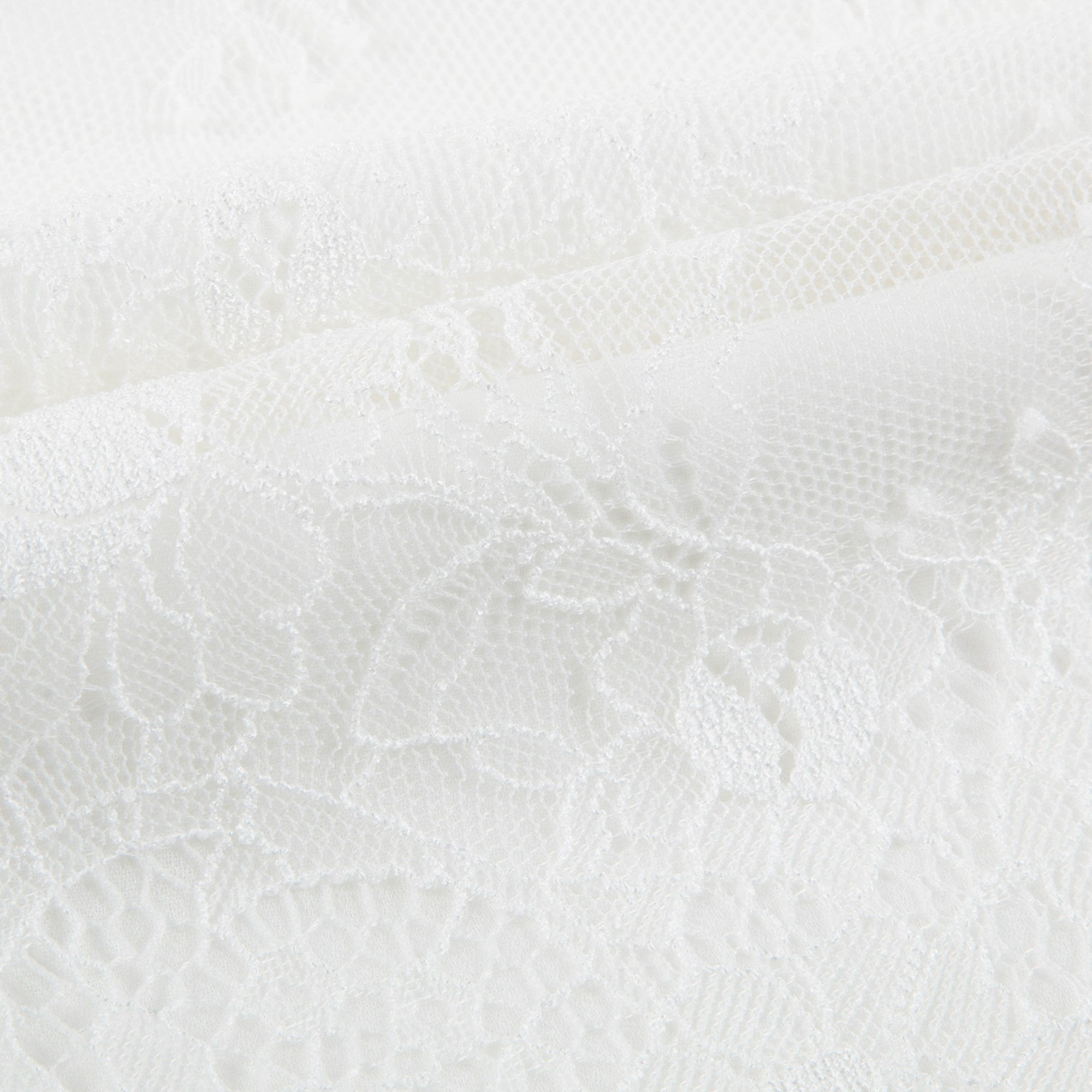 Girls White Lace T-shirt