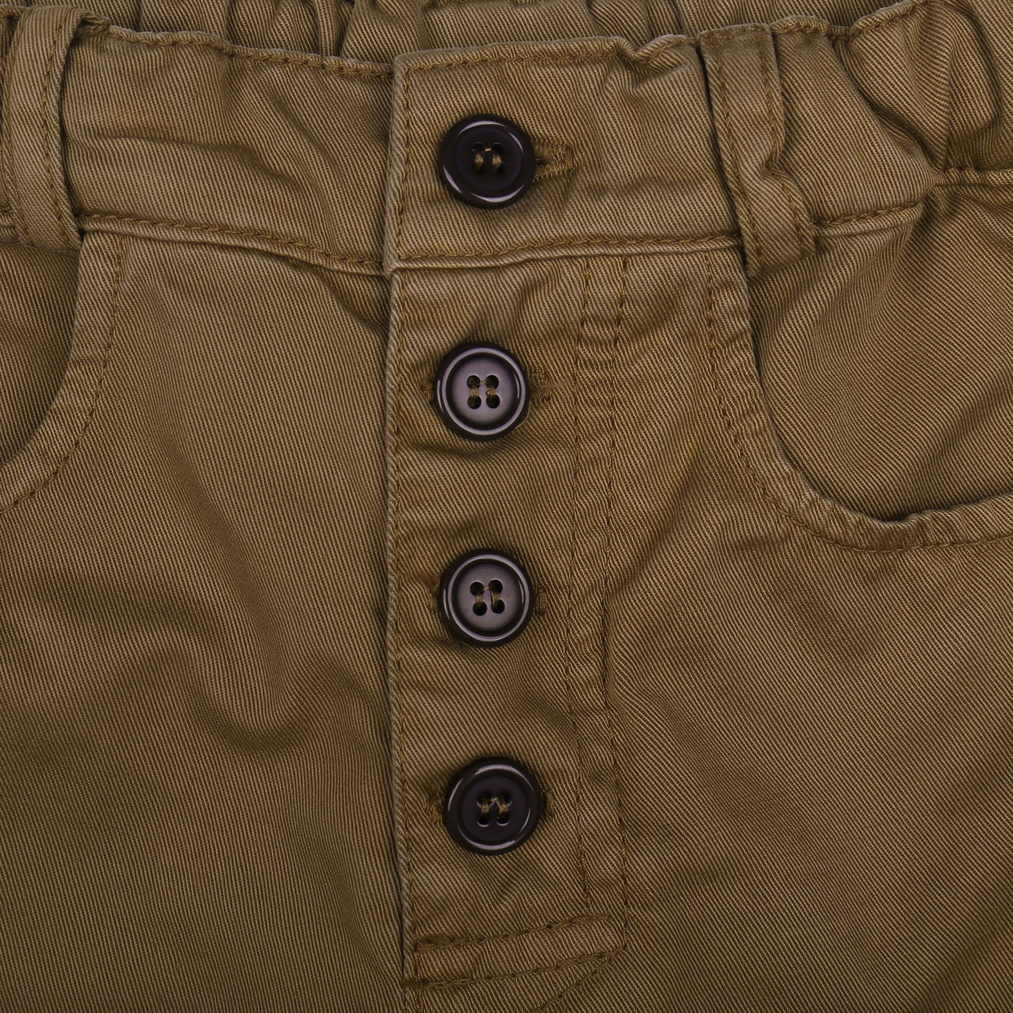 Boys Light Brown Woven Trousers