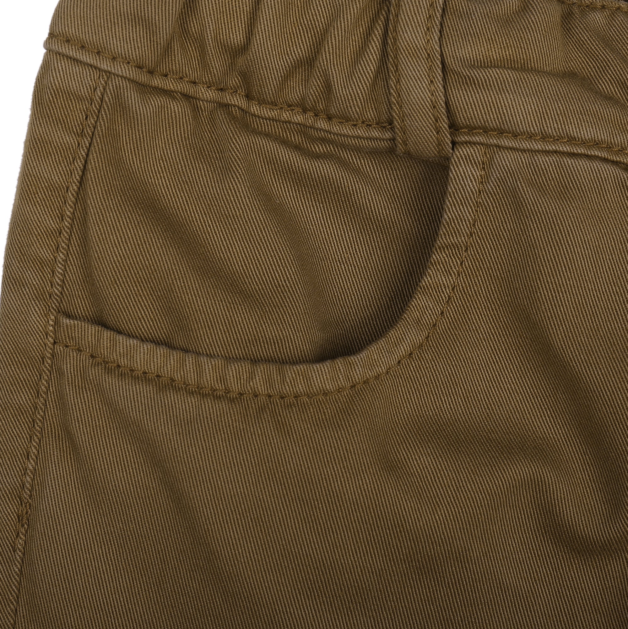 Boys Light Brown Woven Trousers