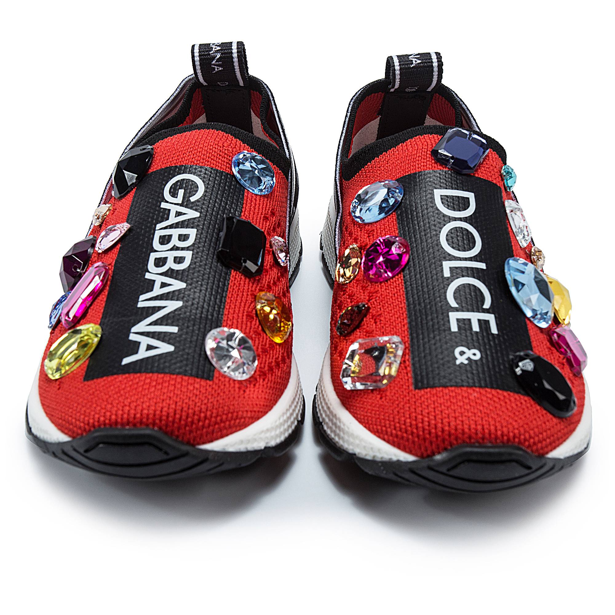 Girls Red & Multicolor Shoes