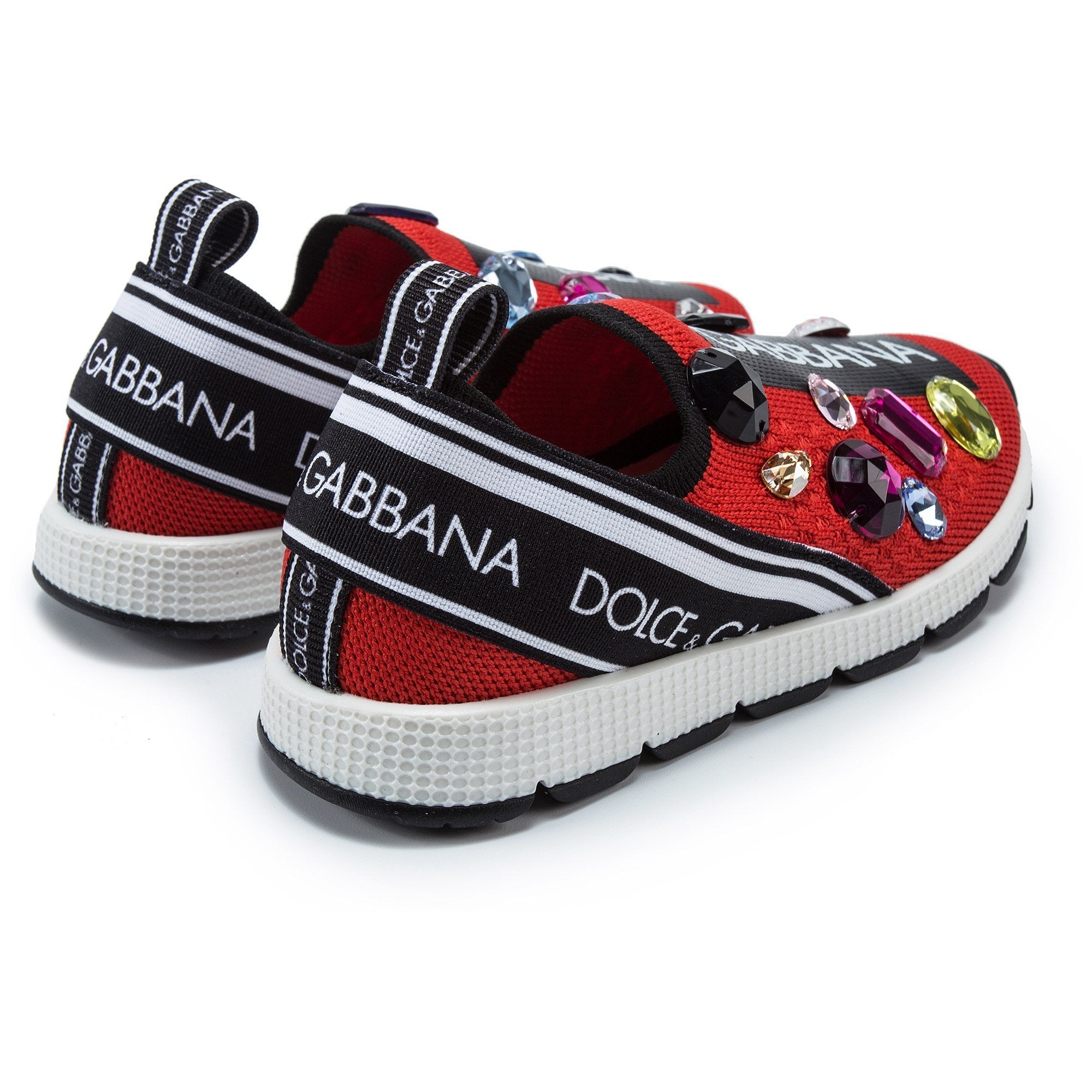 Girls Red & Multicolor Shoes