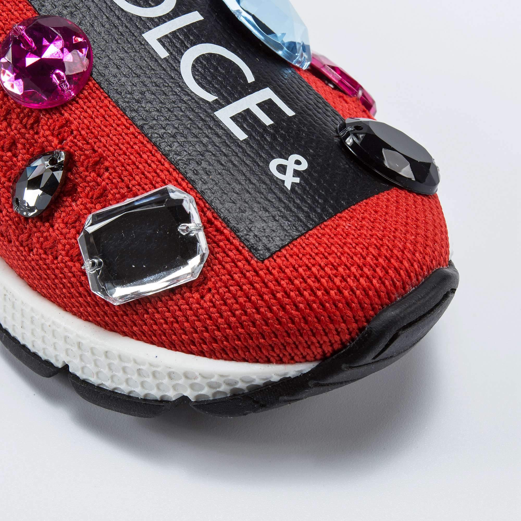Girls Red & Multicolor Shoes
