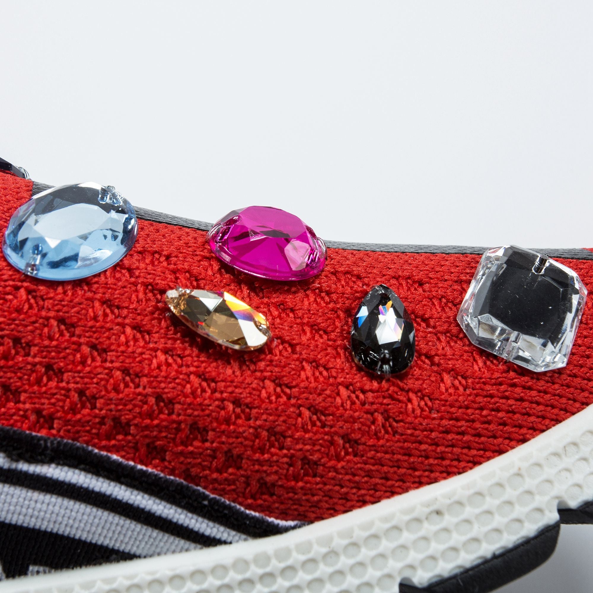Girls Red & Multicolor Shoes