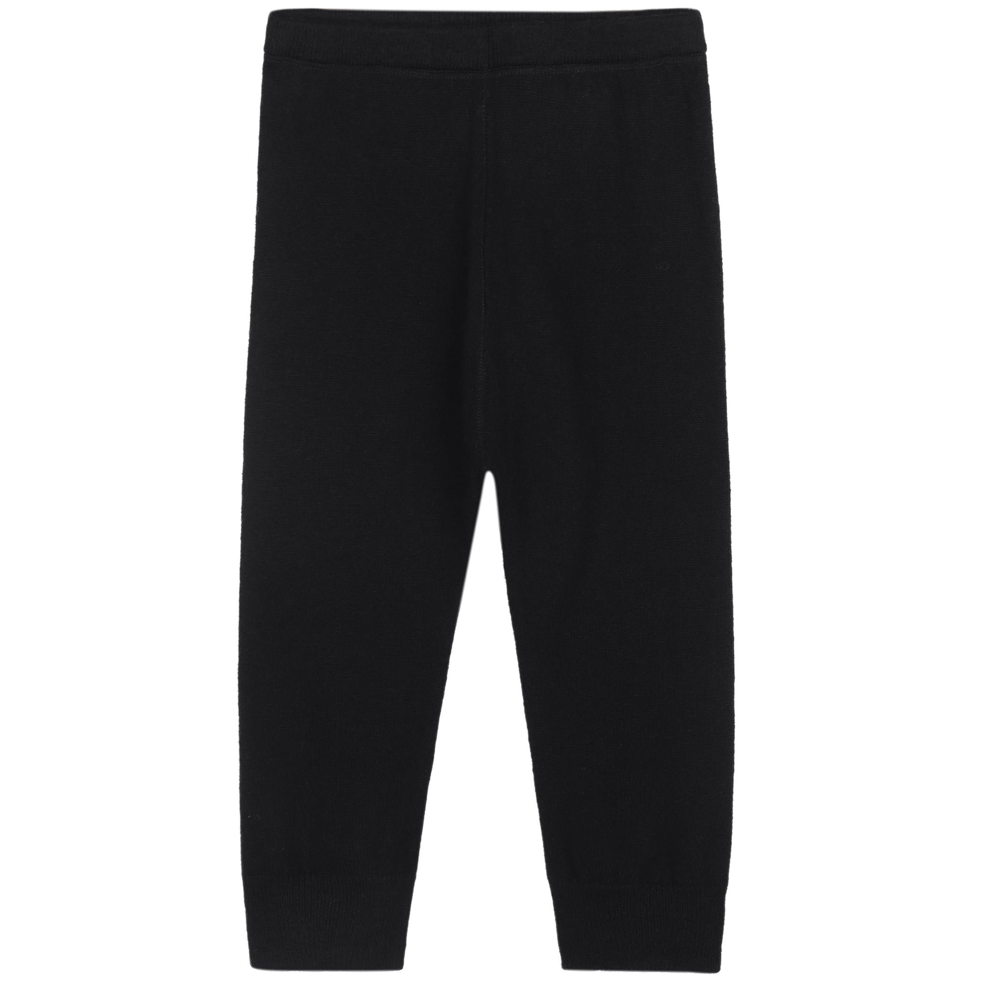 Baby Black Merino Wool Knitted Legging