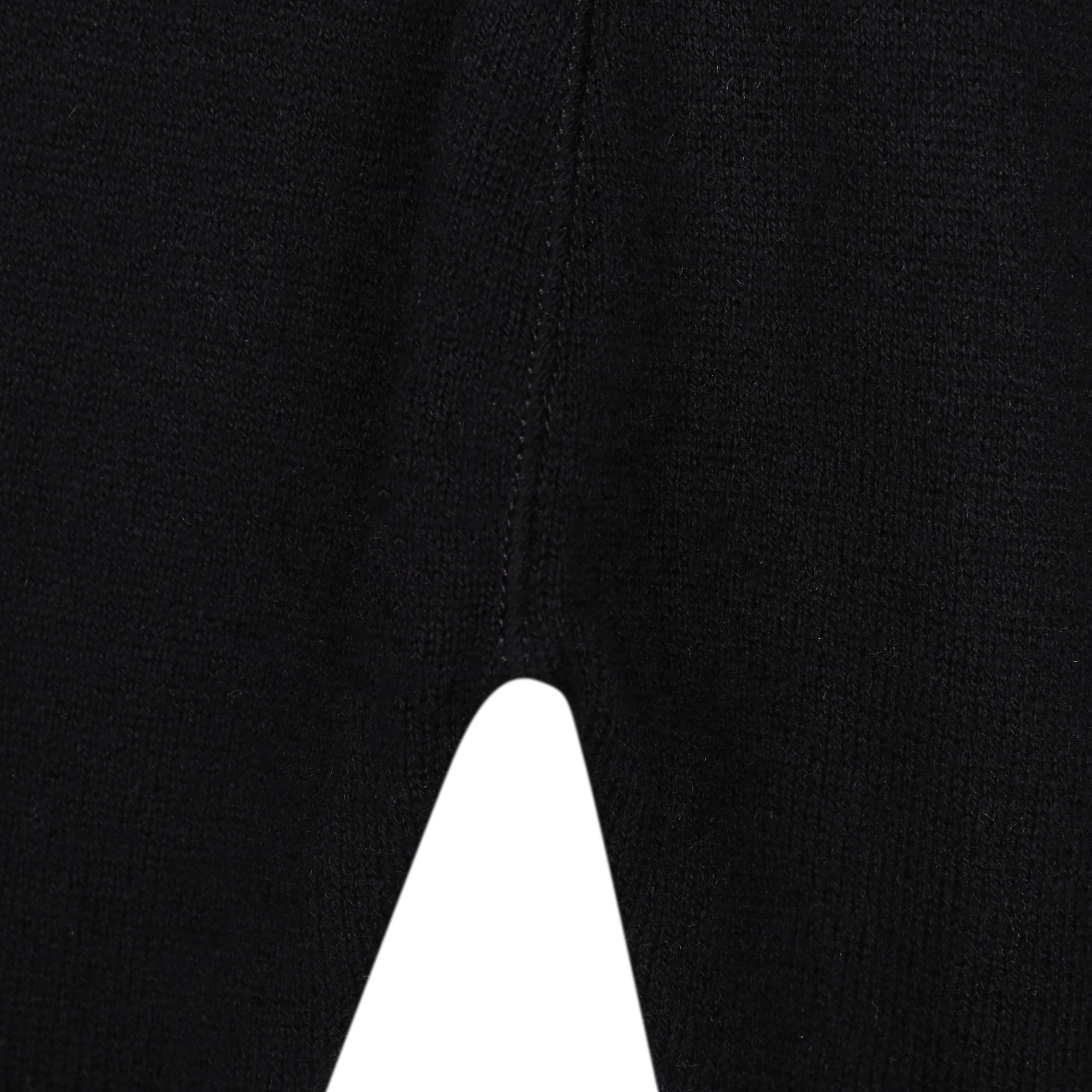 Baby Black Merino Wool Knitted Legging