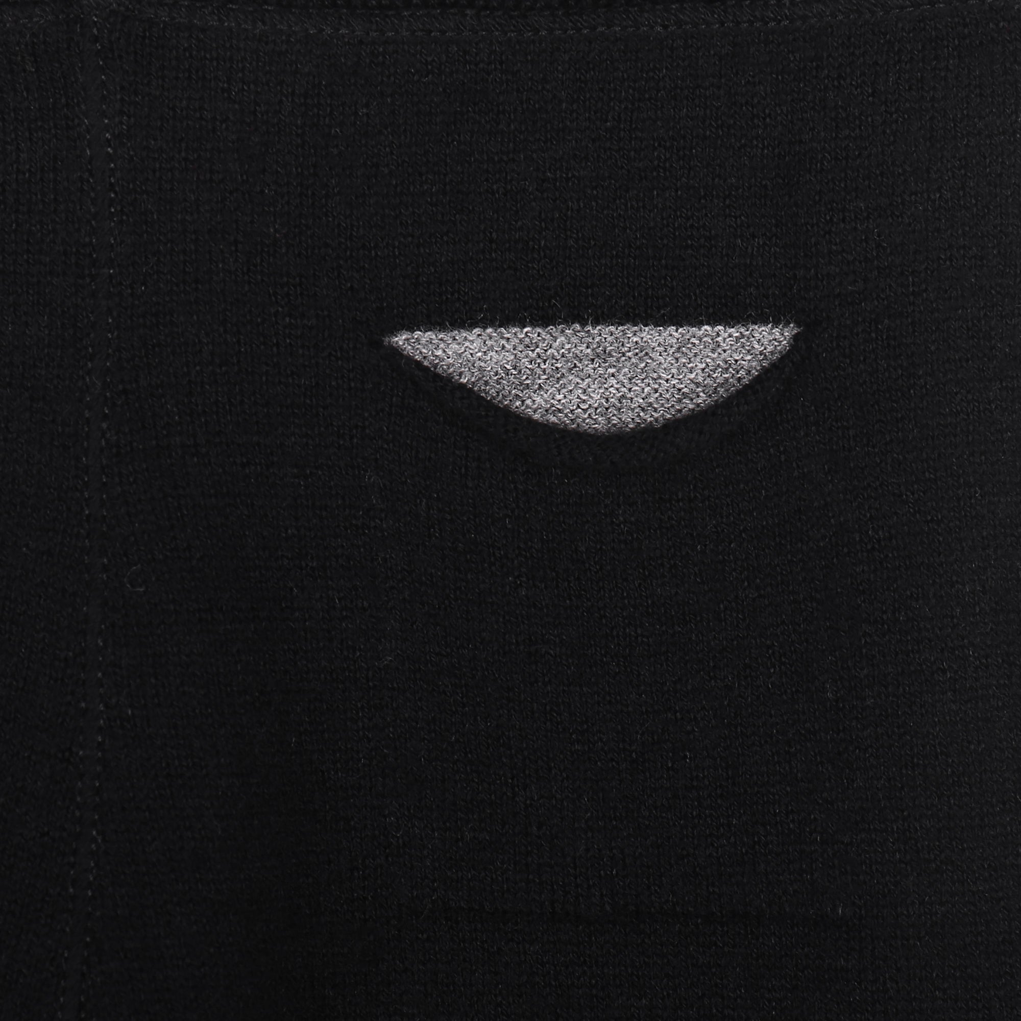 Baby Black Merino Wool Knitted Legging