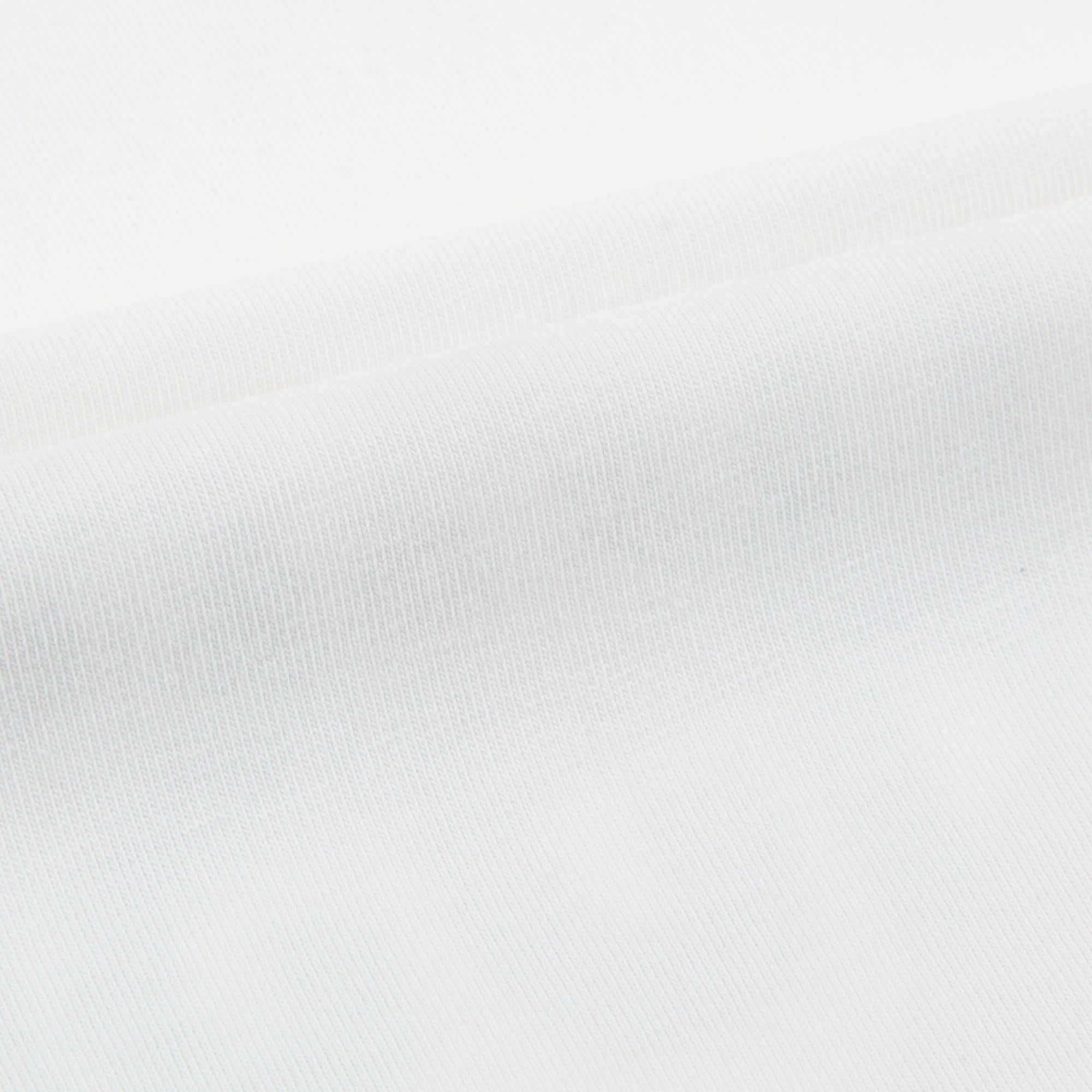 Girls White Logo Cotton Undershirt