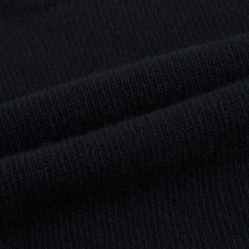 Girls Navy Blue Wool Knitted Sweater