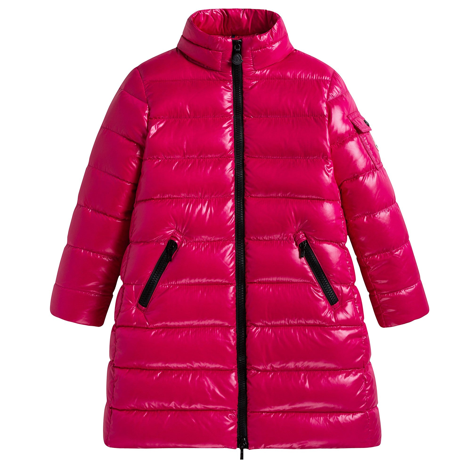 Girls Pink "Moka" Down Padded Coat