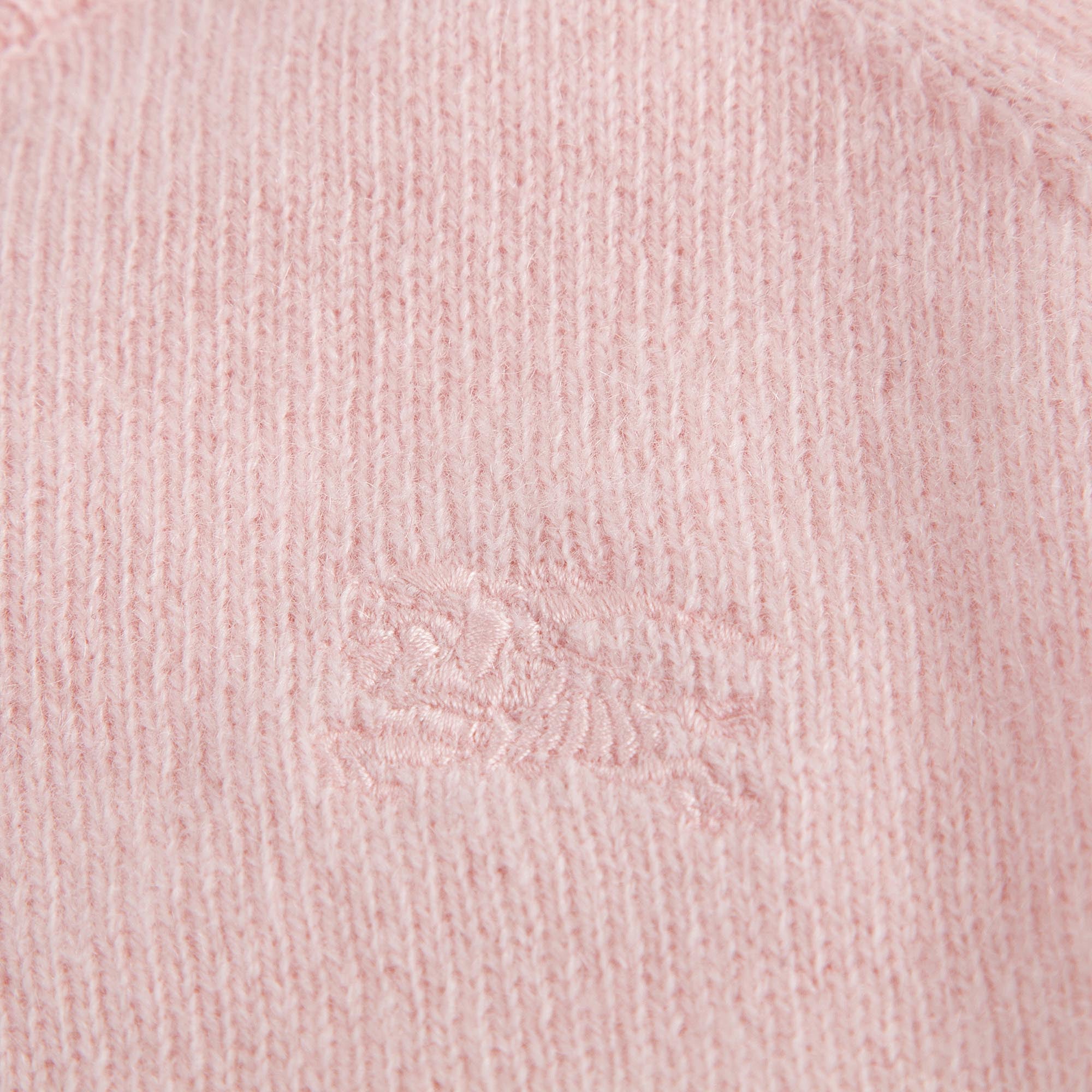 Girls Pink Cashmere Knitted Sweater
