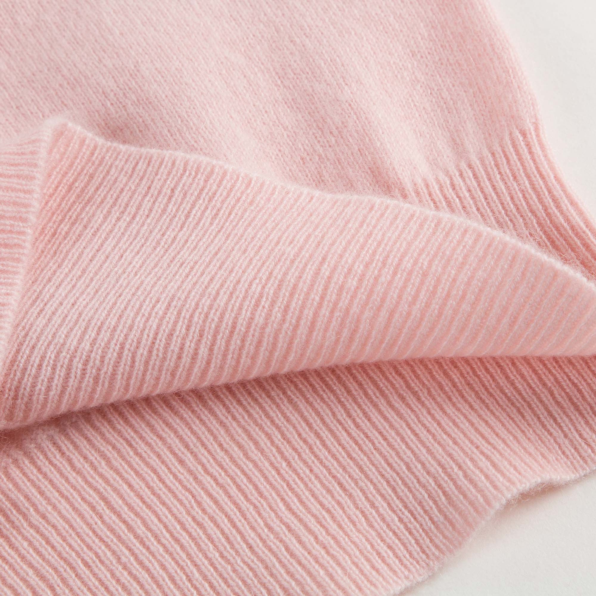 Girls Pink Cashmere Knitted Sweater