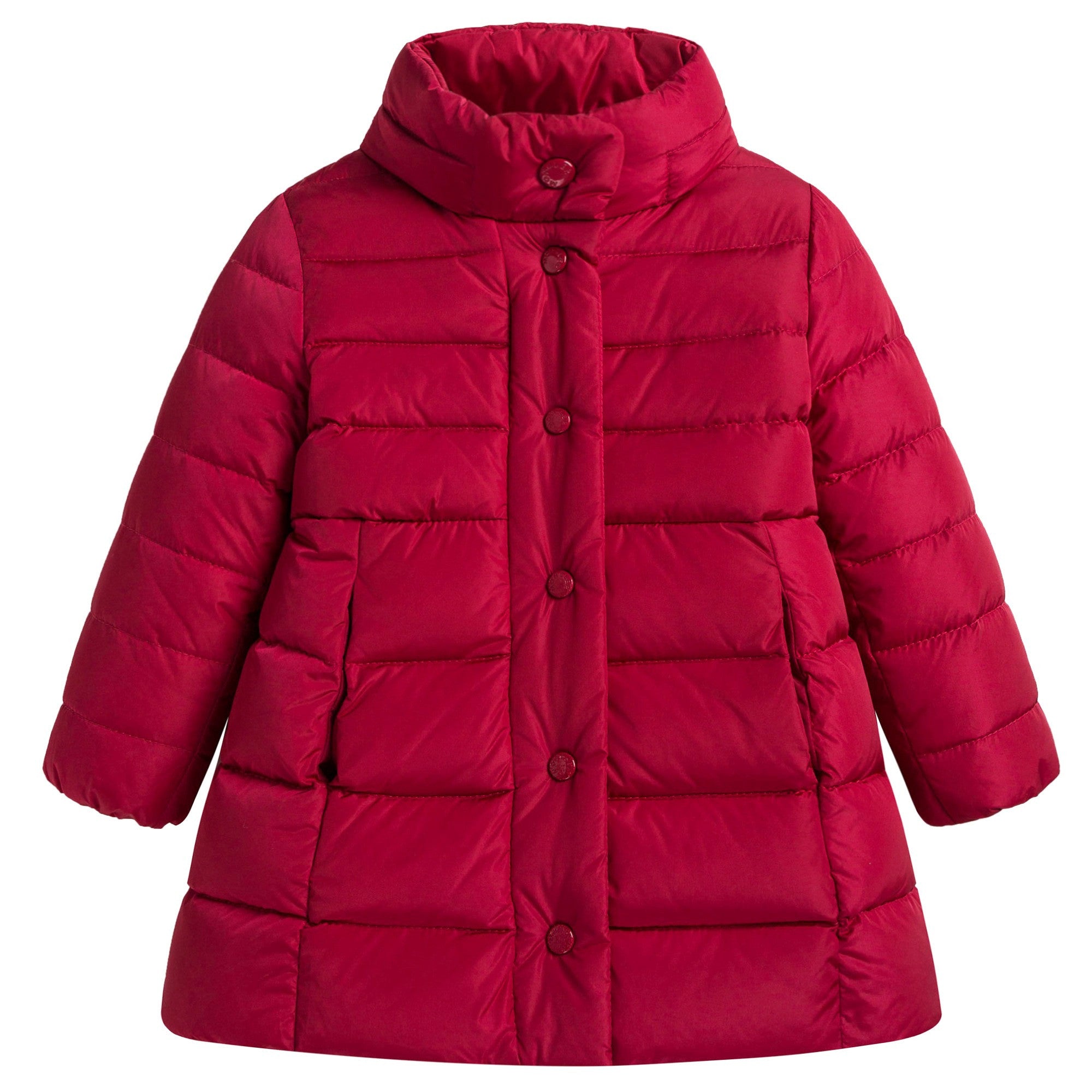 Girls Red 'New Neste" Down Padded Coat