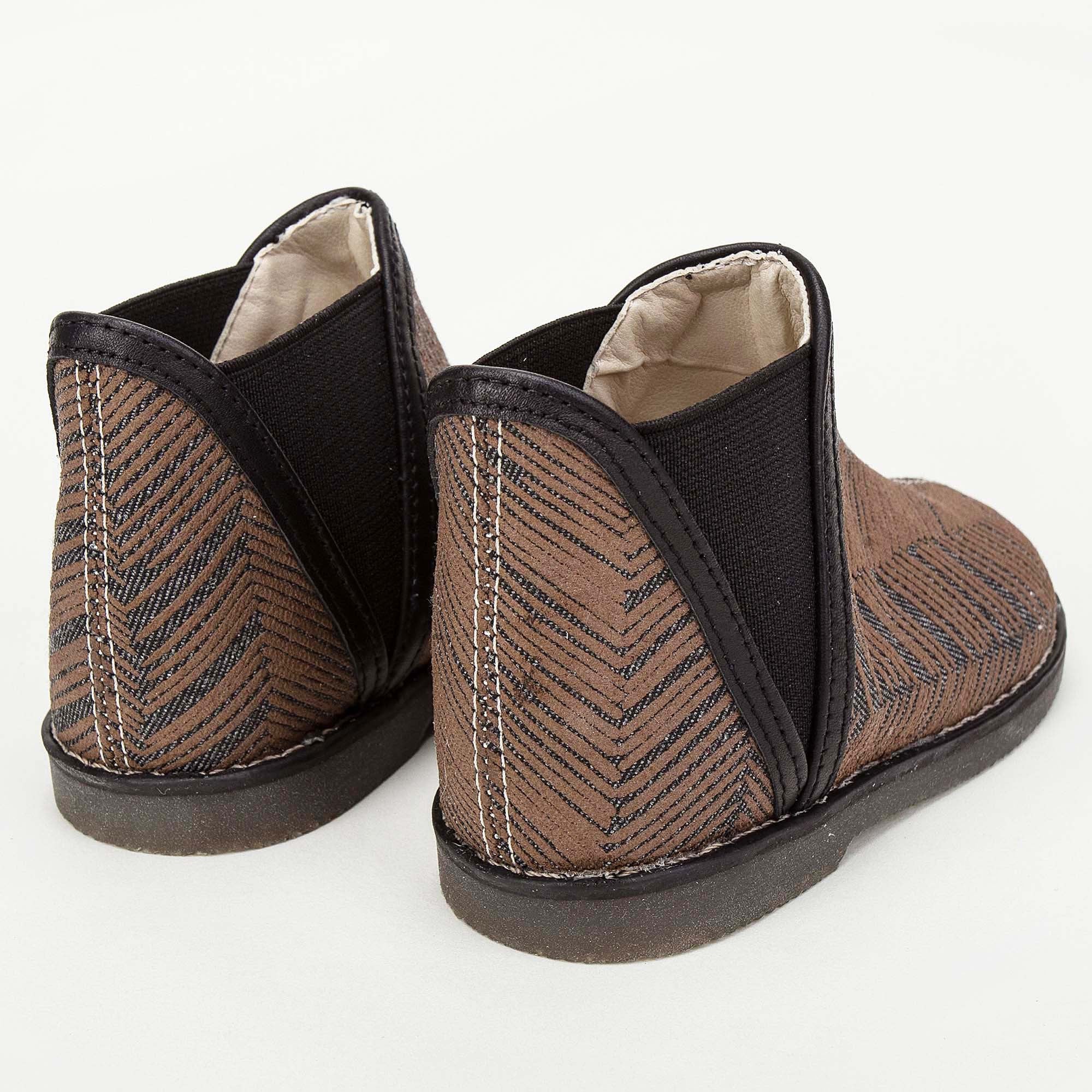 Boys Brown Cow Leather Boot